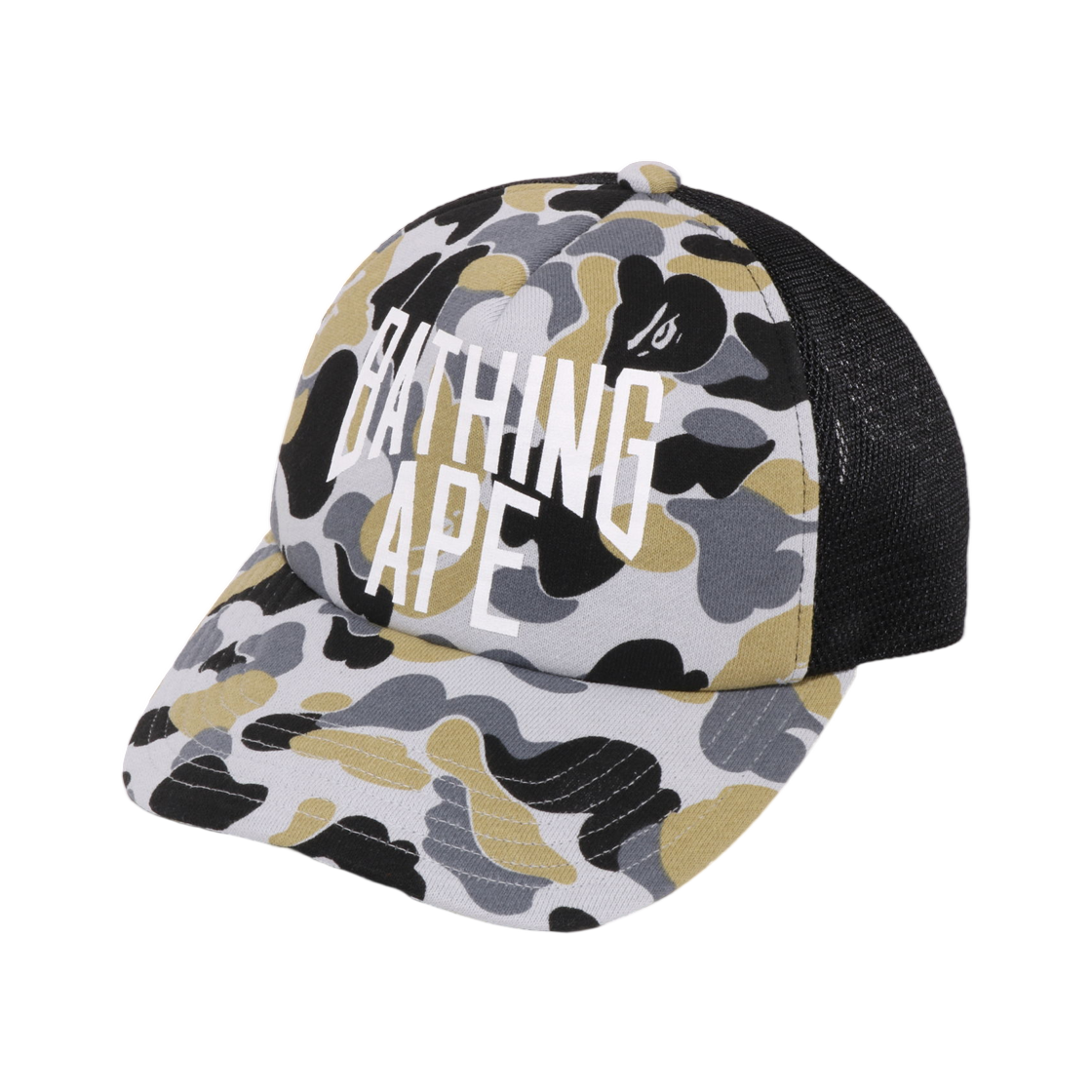 베이프 NYC 로고 메쉬 캡 그레이 - 긴자 스토어 한정(BAPE NYC Logo Mesh Cap Gray - Ginza Store Exclusive) - 1