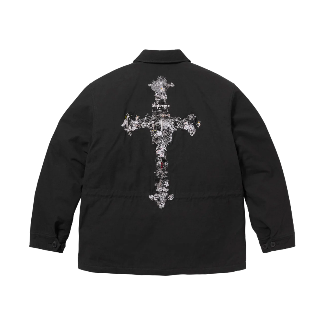 슈프림 AOI 크로스 M52 자켓 블랙 - 25FW(Supreme AOI Cross M52 Jacket Black - 25FW)