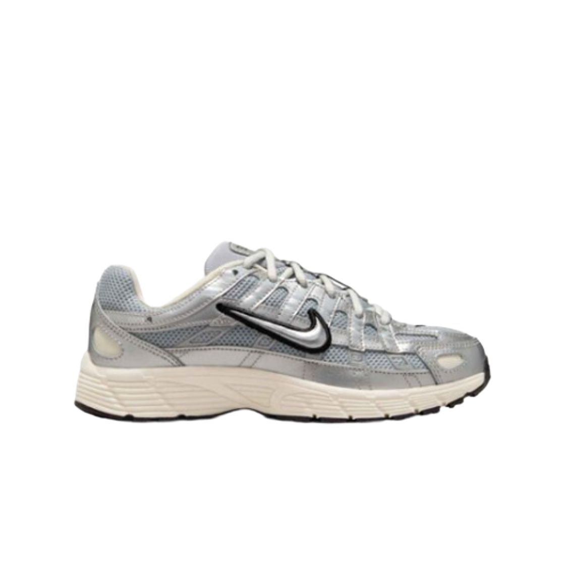 (GS) 나이키 P-6000 메탈릭 실버 블랙((GS) Nike P-6000 Metallic Silver Black)