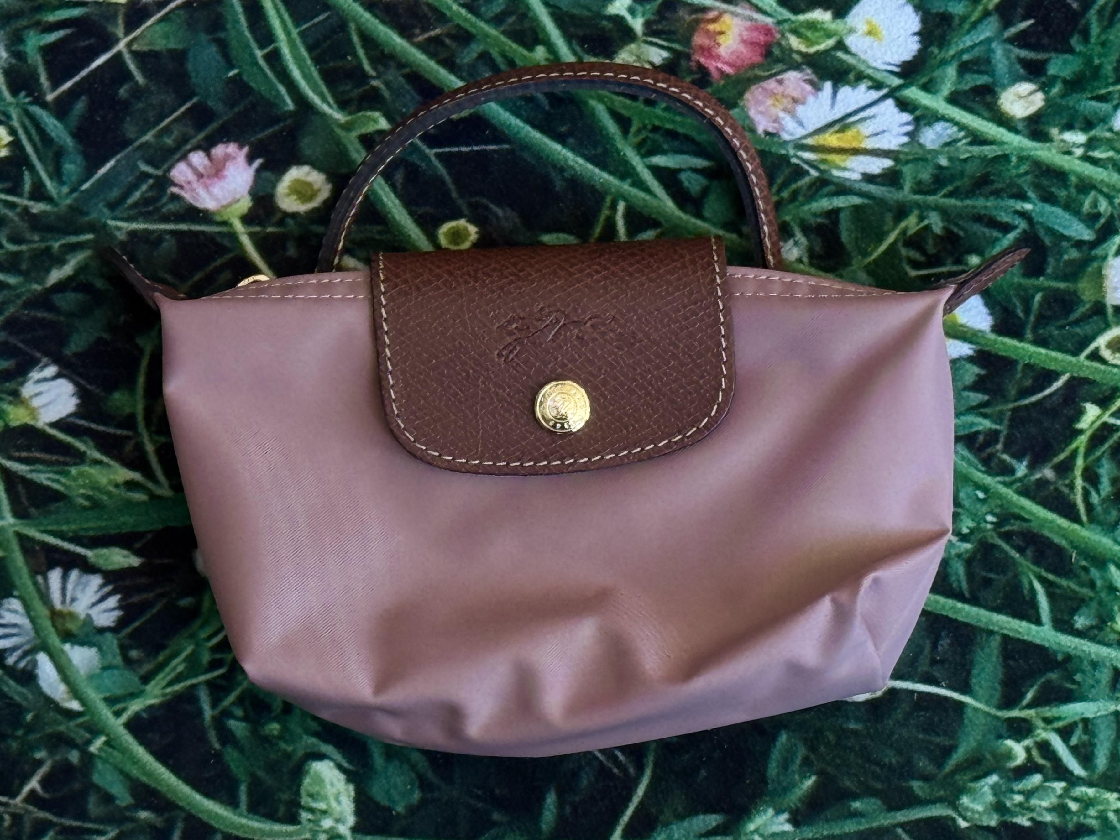 Longchamp Le Pliage Original Handle Pouch Pink Tea, (W) UGG Tasman Slipper Caribou 착용 스타일 - 1