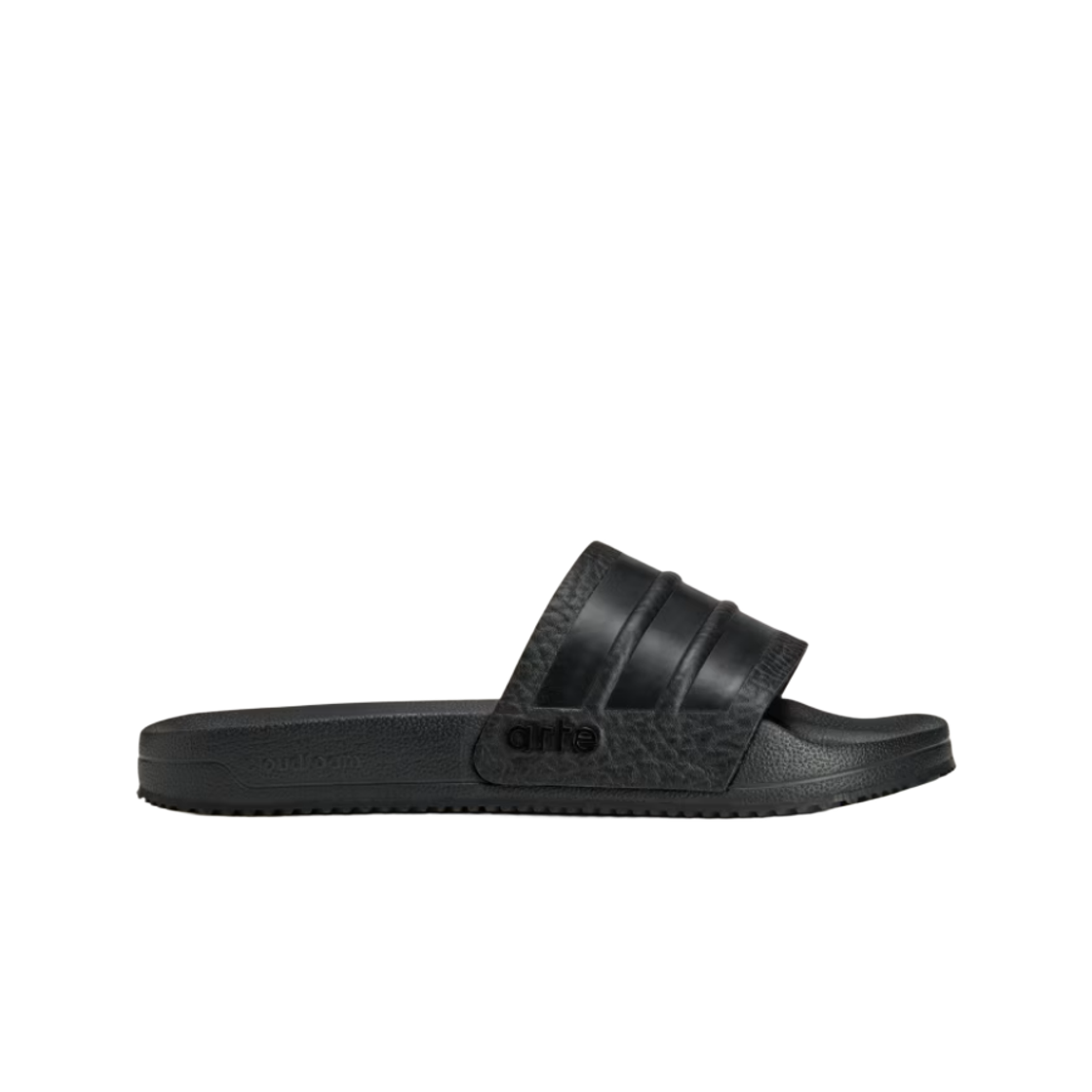 IH4682 Adidas x Arte Antwerp Adilette Slides Core Black