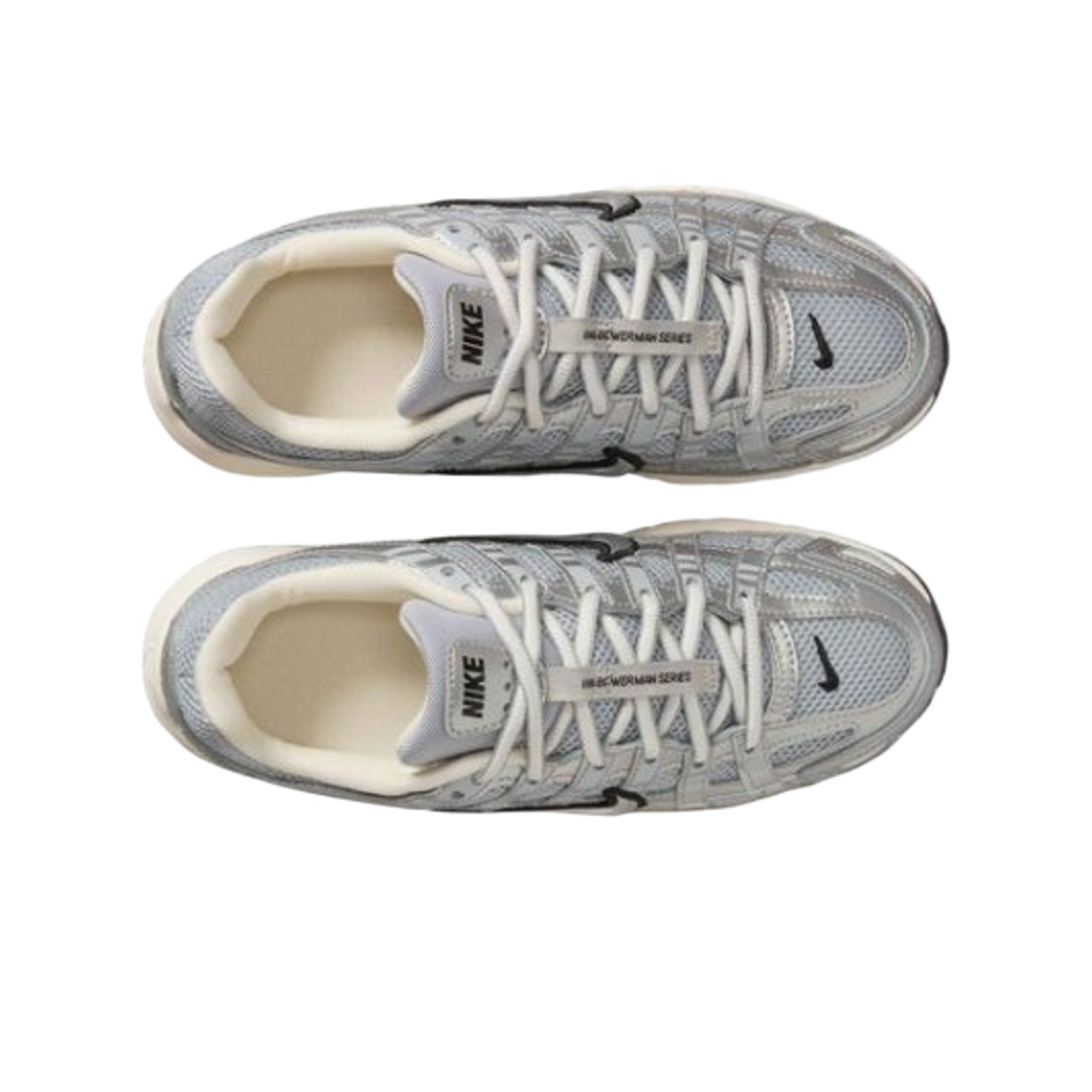 (GS) 나이키 P-6000 메탈릭 실버 블랙((GS) Nike P-6000 Metallic Silver Black) - 2
