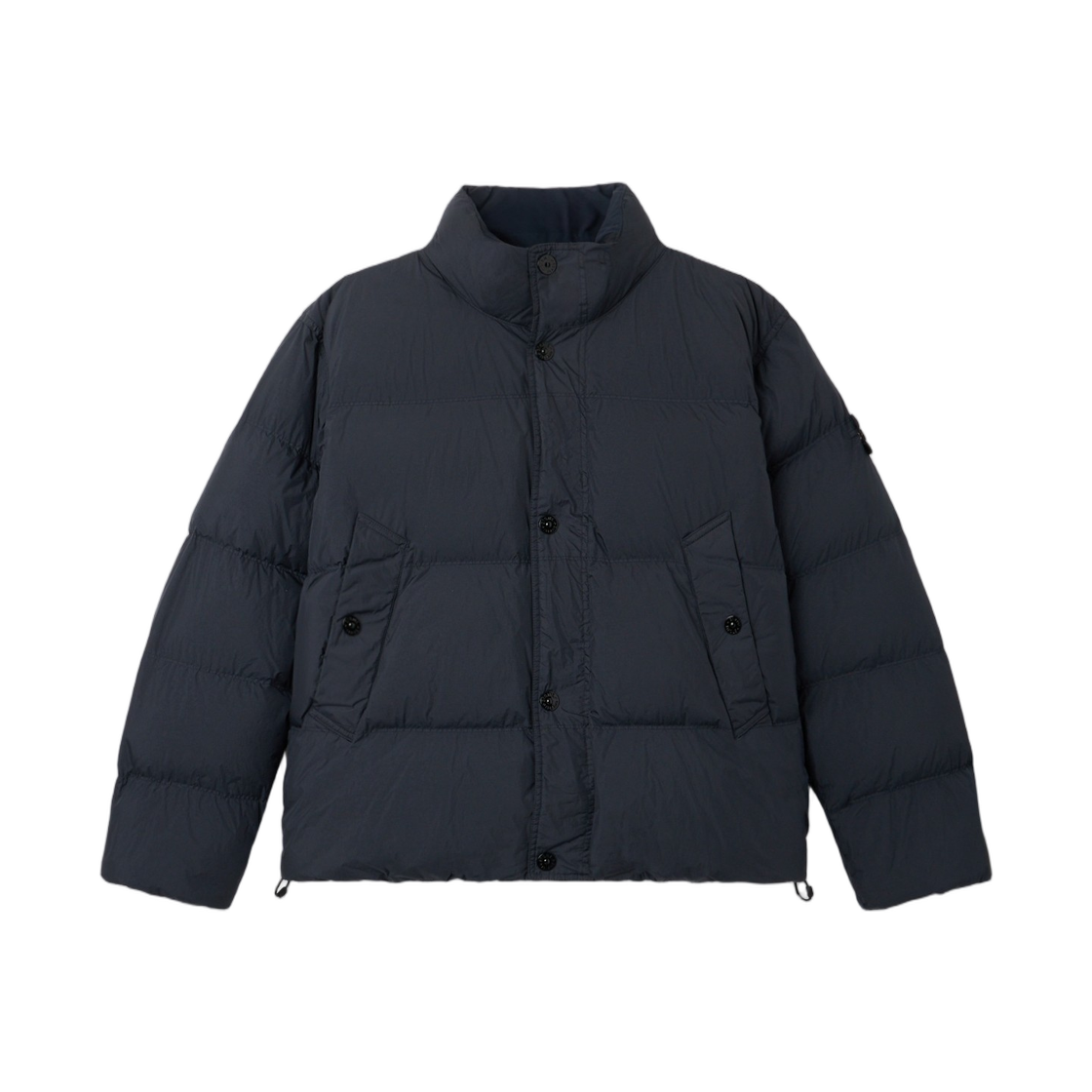 L1S1541001-09S0A23-V0020 Stone Island 4100109 Crinkle Reps NY Down Jacket with Wind Resistance and Anti-Drop Navy Blue - 26SS