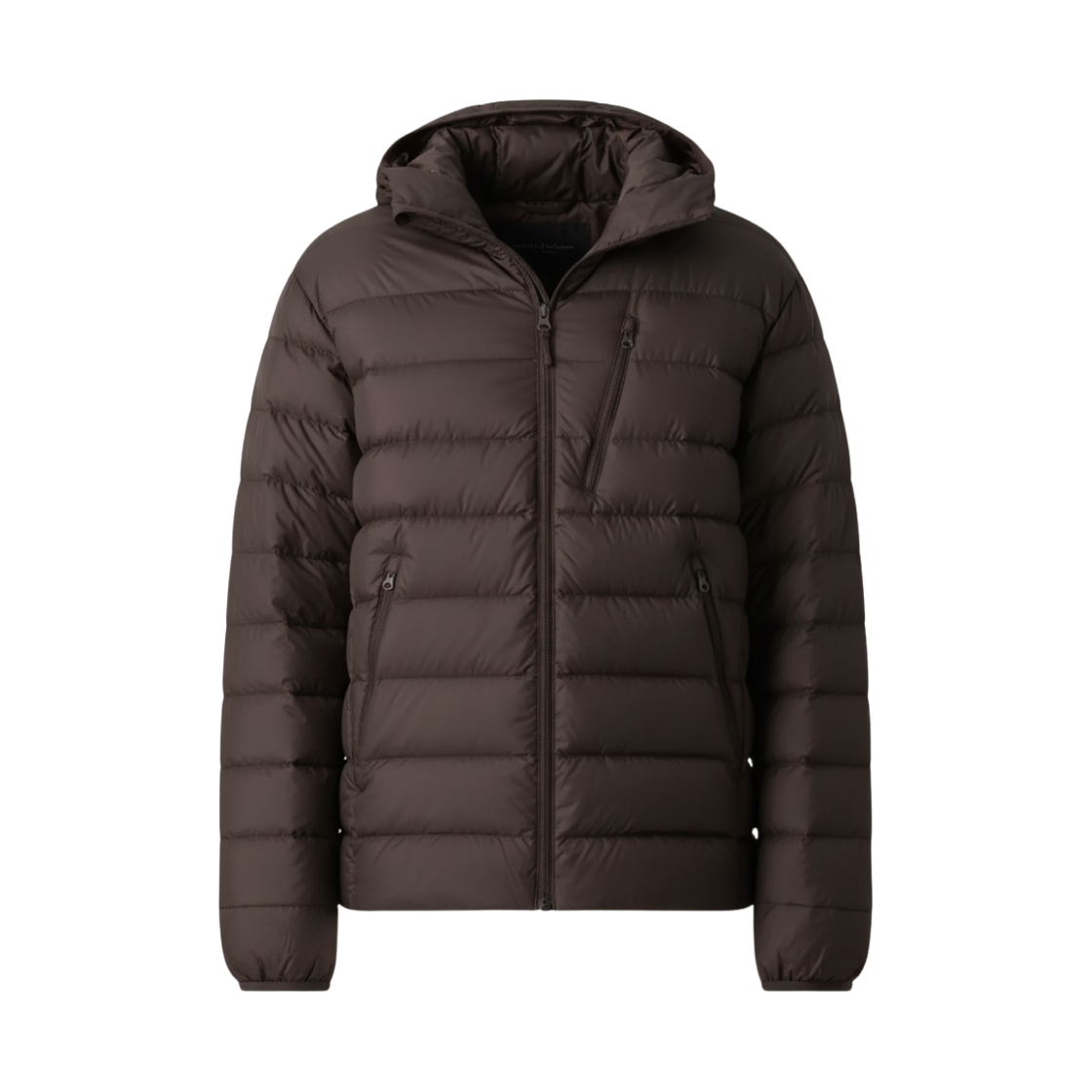 무신사 스탠다드 시티 레저 후디드 라이트 다운 자켓 브라운(Musinsa Standard City Leisure Hooded Light Down Jacket Brown) - 1