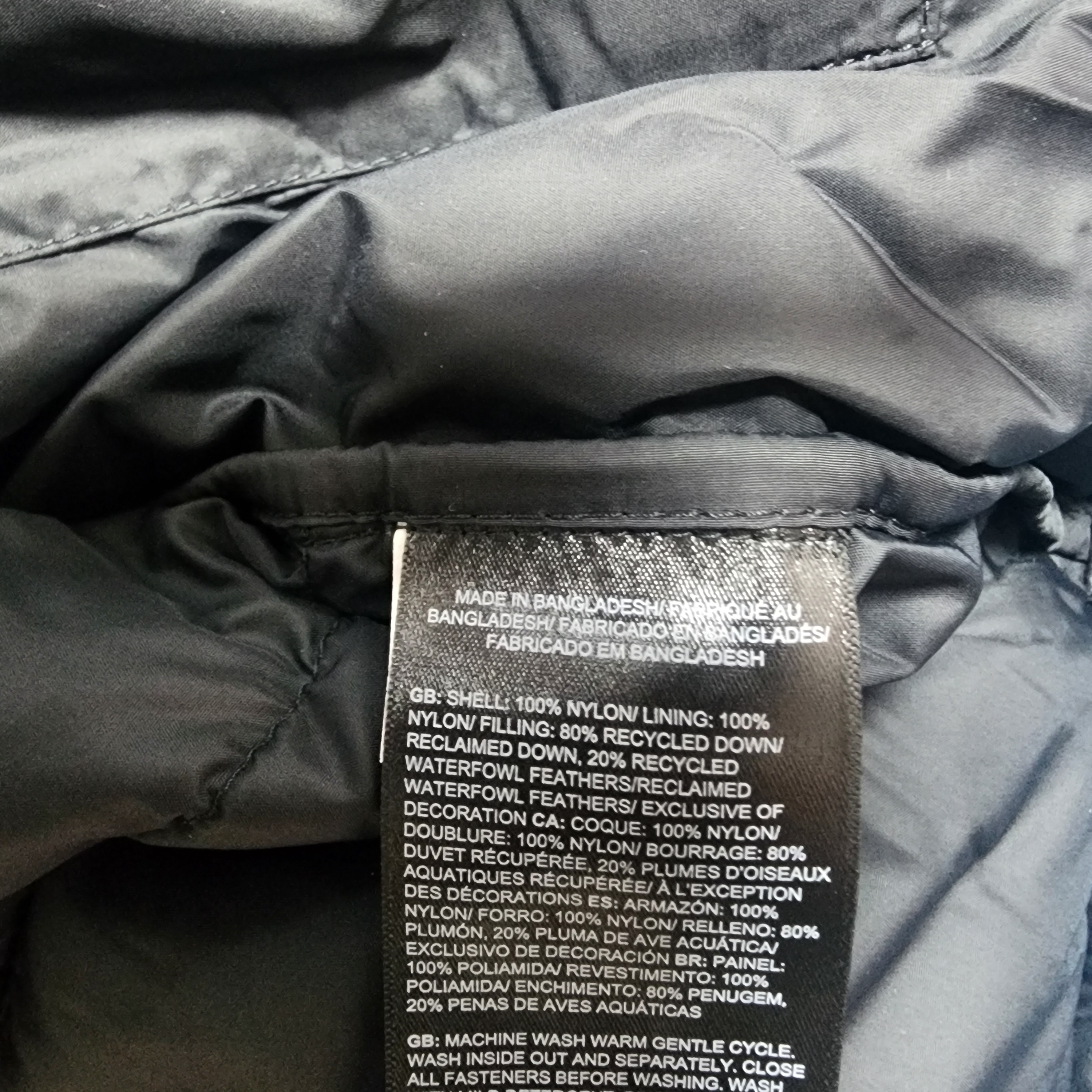 The North Face 1996 Retro Nuptse Down Jacket TNF Black 착용 스타일 - 2