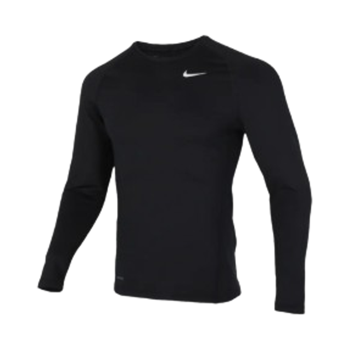 나이키 프로 웜 롱슬리브 크루 탑 블랙 화이트 (CV3047-010)(Nike Pro Warm Long Sleeve Crew Top Black White (CV3047-010)) - 1