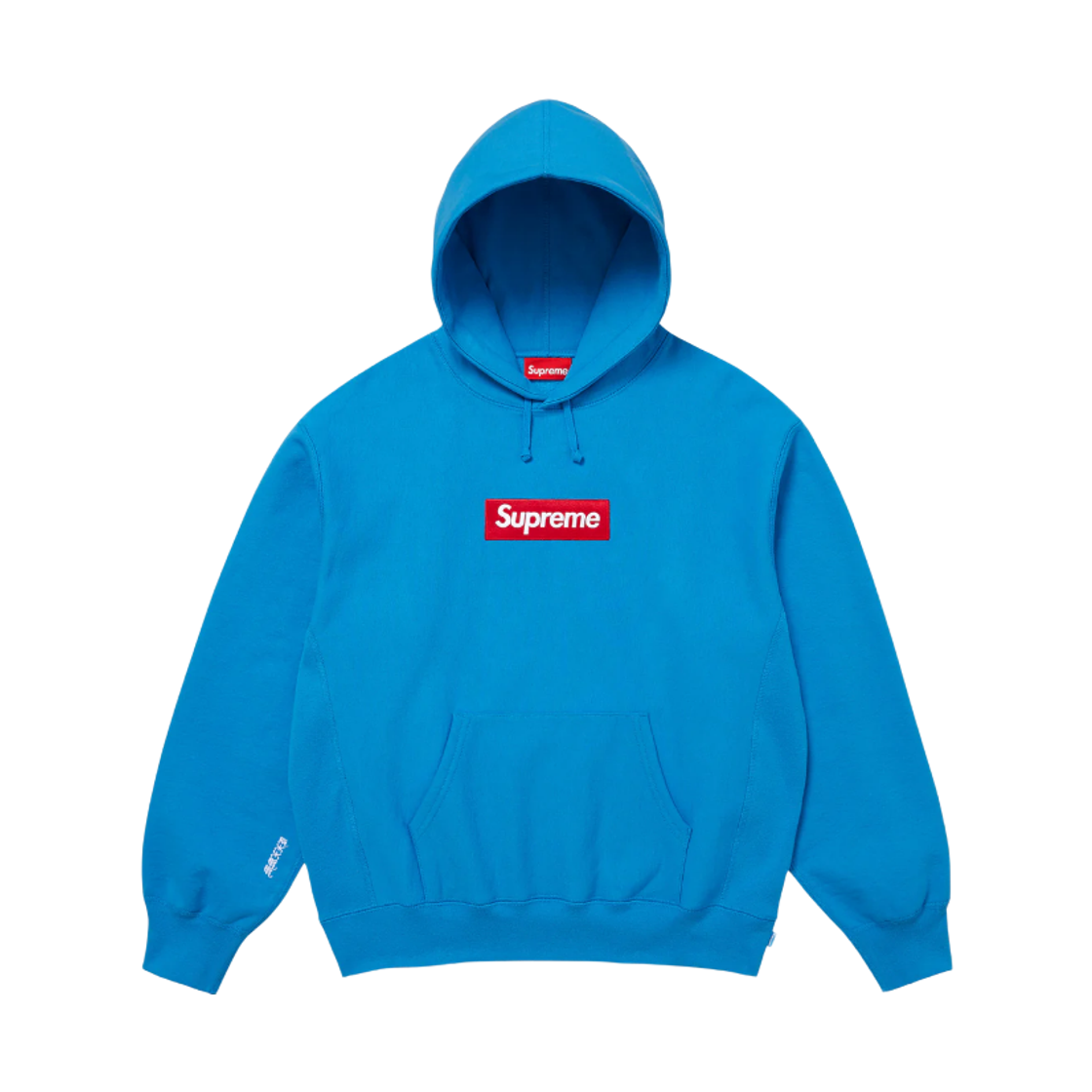 - Supreme Box Logo Hooded Sweatshirt Cyan - 25FW