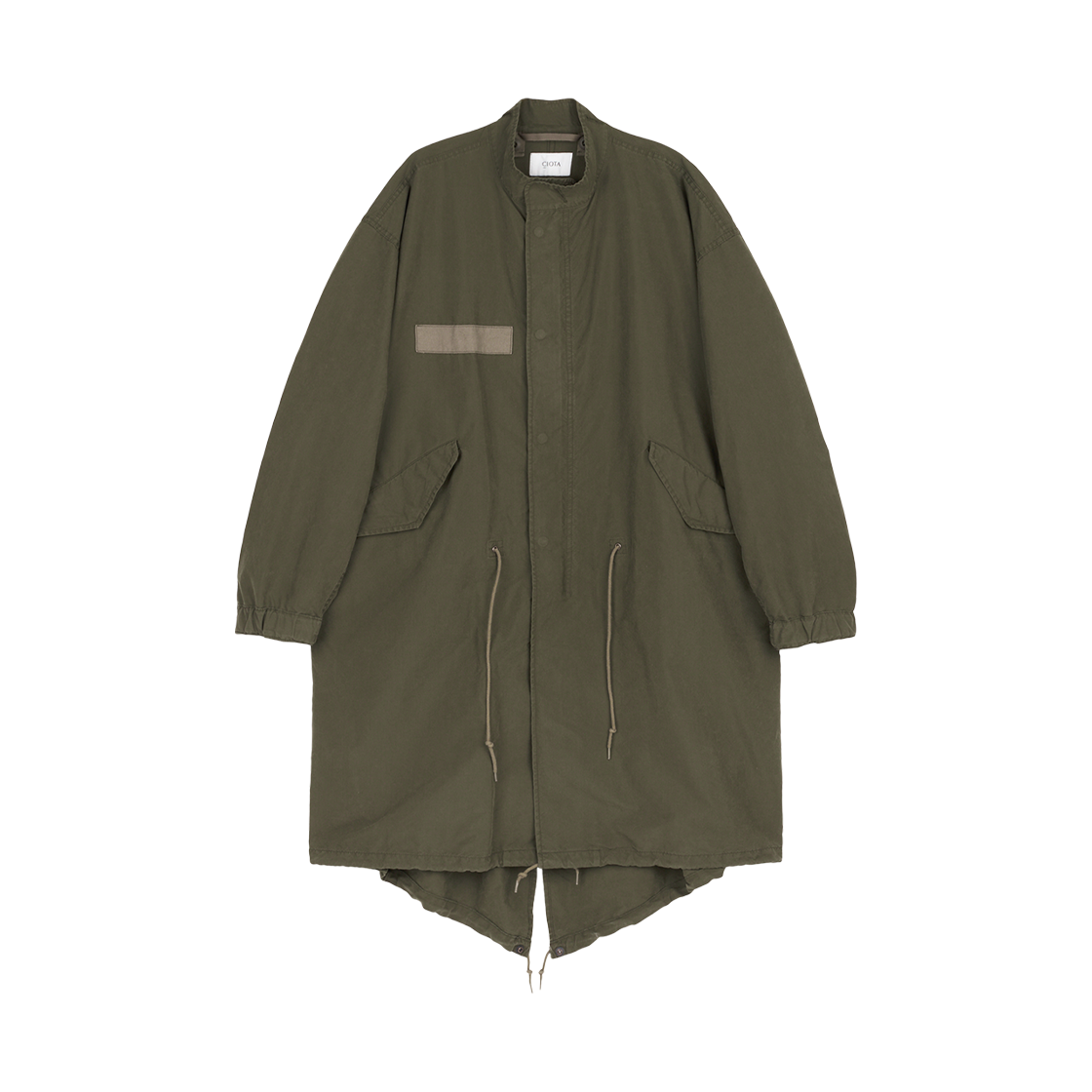 시오타 M-65 피쉬테일 파카 스톤 워시 올리브 - 25FW(Ciota M-65 Fishtail Parka Stone Wash Olive - 25FW)