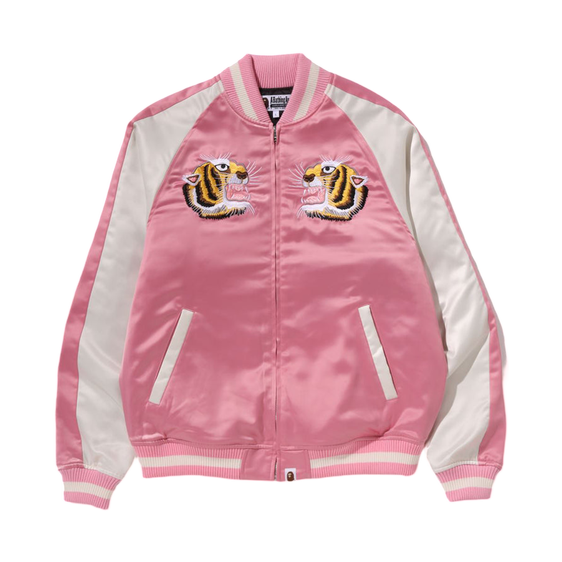 베이프 타이거 수베니어 자켓 핑크(BAPE Tiger Souvenir Jacket Pink) - 1