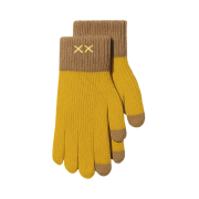 Uniqlo x Kaws Heattech Knit Gloves Yellow