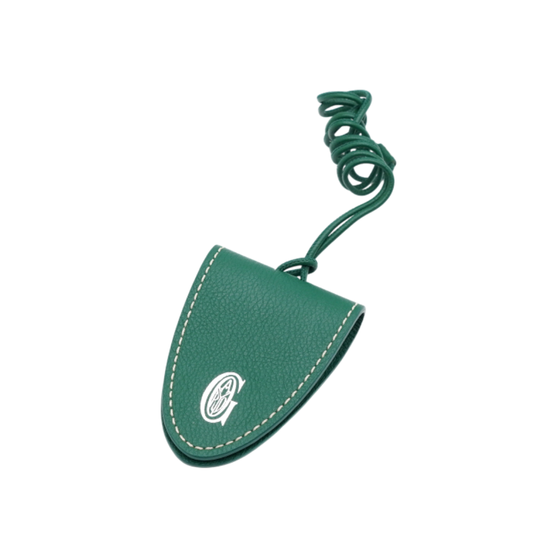 ITSDLQKTCR7V Goyard Special Green Croc Universal Bag Clip Charm AA58358