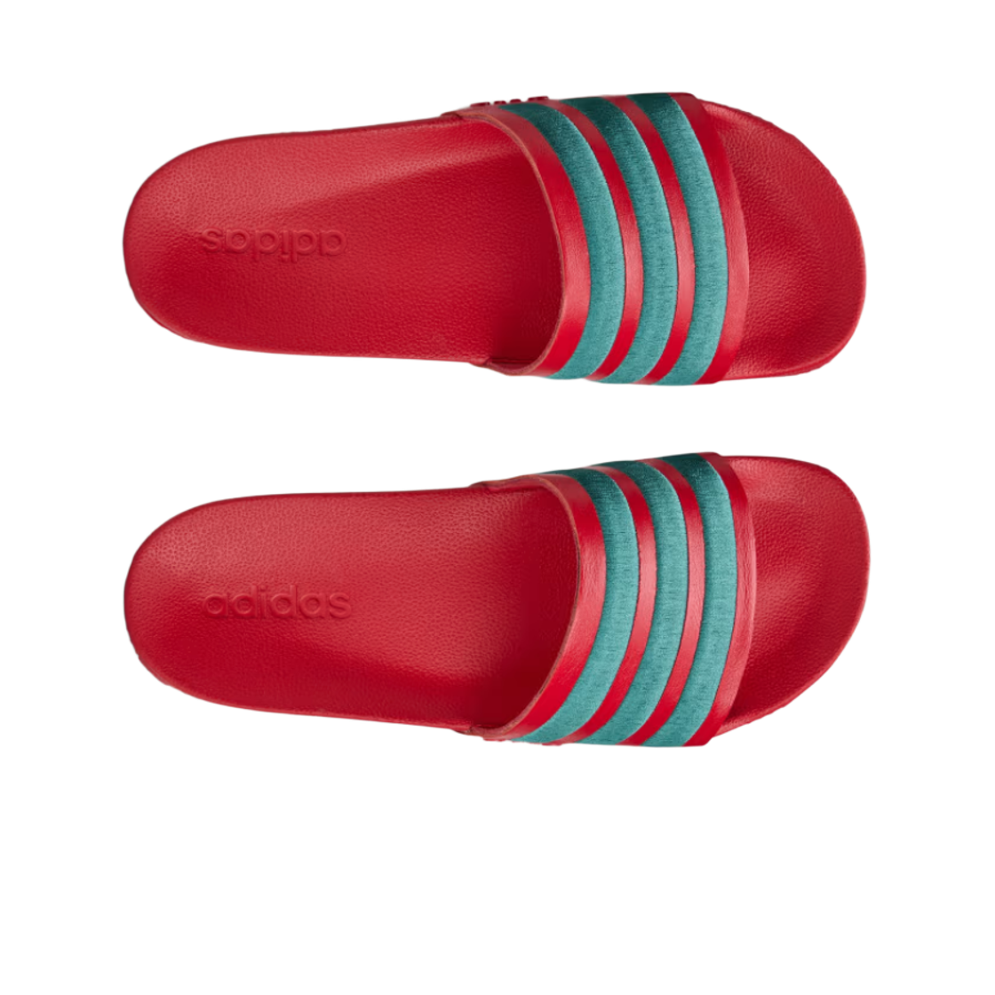 아디다스 x 아르테 앤트워프 아딜렛 슬라이드 베러 스칼렛 컬리지에이트 그린(Adidas x Arte Antwerp Adilette Slides Better Scarlet Collegiate Green) - 2