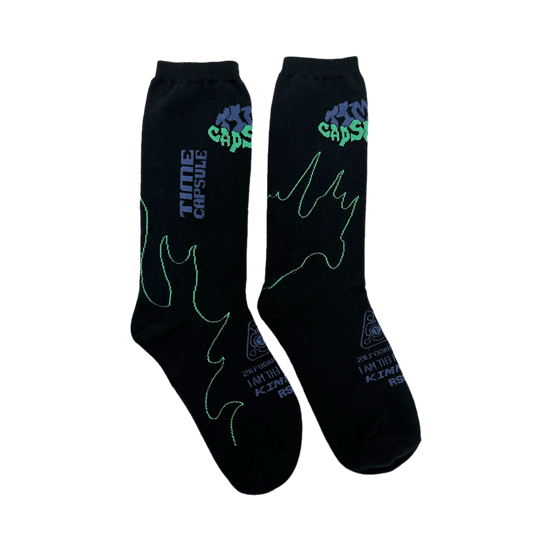 아이엠더퓨처 타임캡슐 2023 삭스 블랙(IAMTHEFUTURE Timecapsule 2023 Socks Black)