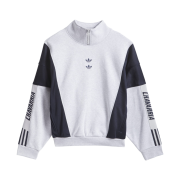 Adidas x Willy Chavarria Chavarria Watsonville Mockneck Sweater Light Grey Heather Legend Ink - KR Sizing
