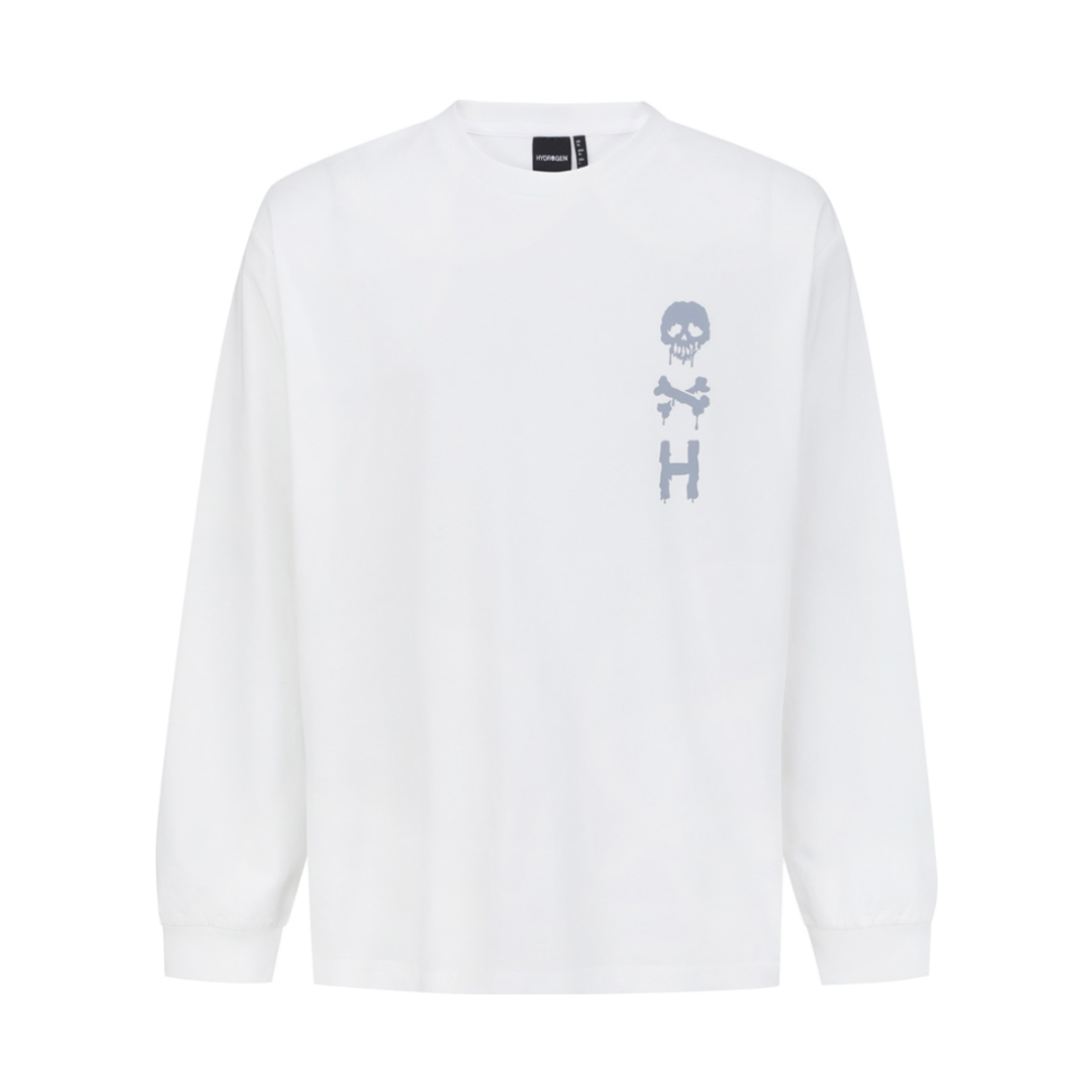 H31D3TR412 HYDROGEN Unisex Heritage Long-Sleeve T-Shirt White