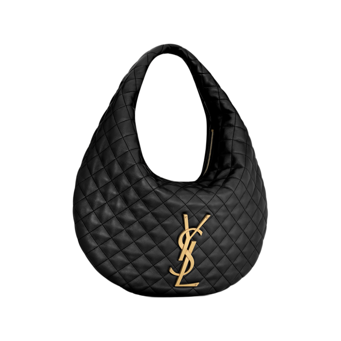 생로랑 이카 호보 퀼티드 나파 블랙(Saint Laurent Icare Hobo in Quilted Nappa Black) - 2