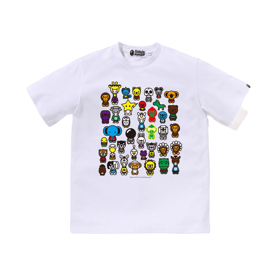 - (Kids) BAPE A To Z T-Shirt White