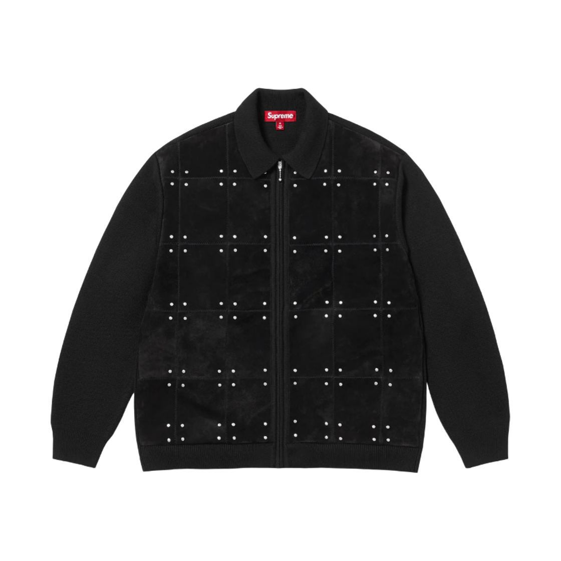 슈프림 스페클 스트라이프 집업 가디건 블랙 - 24FW | Supreme | KREAM
