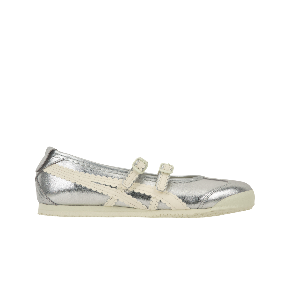 (W) 오니츠카 타이거 멕시코 66 TGRS 실버 크림((W) Onitsuka Tiger Mexico 66 TGRS Silver Cream)
