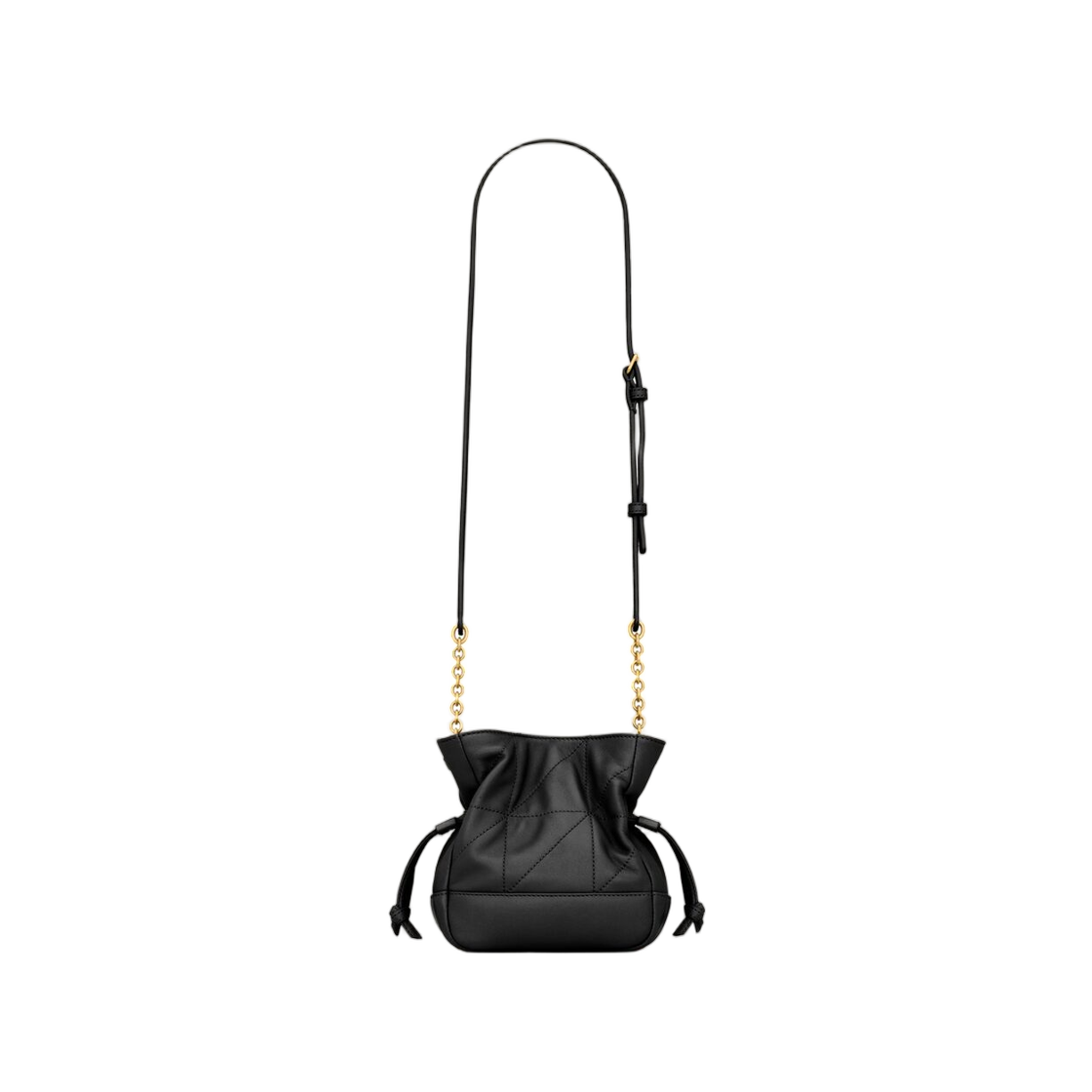 생로랑 제이미 미니 숄더 파우치 램스킨 블랙(Saint Laurent Jamie Mini Shoulder Pouch in Lambskin Black) - 3
