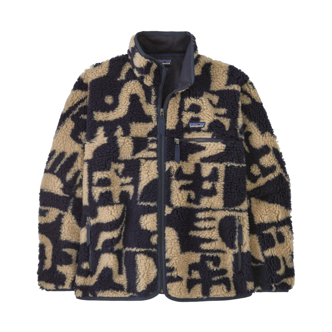 20535 Patagonia Natural Blend Retro Cardigan Mother Tree Oar Tan