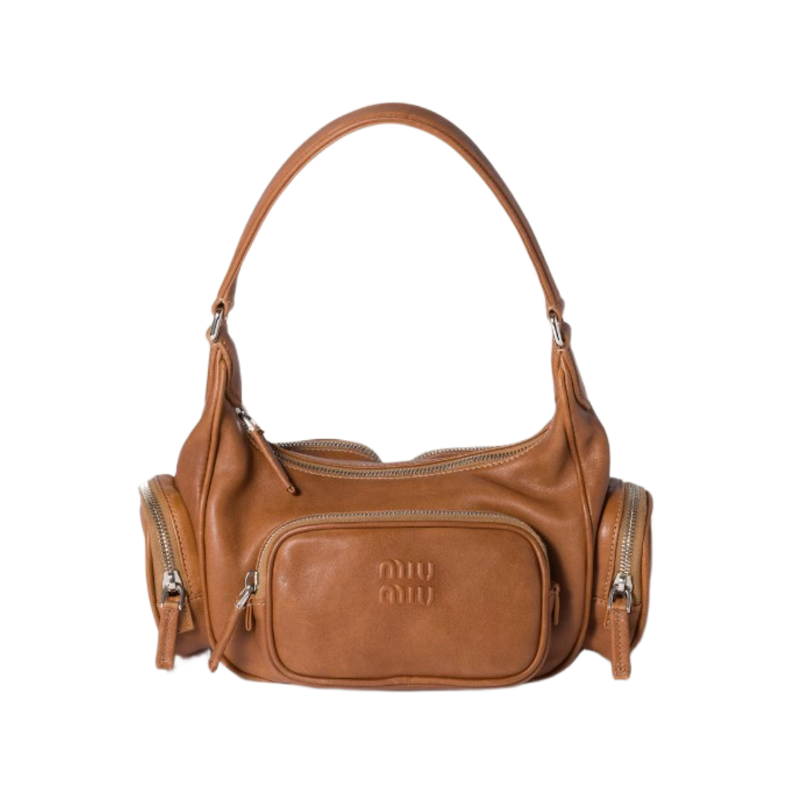 미우 미우 나파 레더 포켓 백 카라멜(Miu Miu Nappa Leather Pocket Bag Caramel)