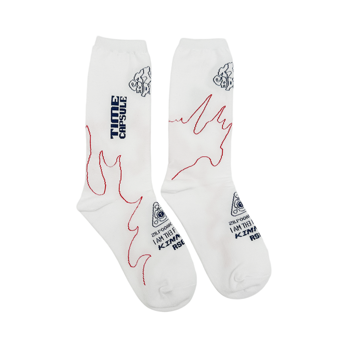 35DU351102 IAMTHEFUTURE Timecapsule 2023 Socks White