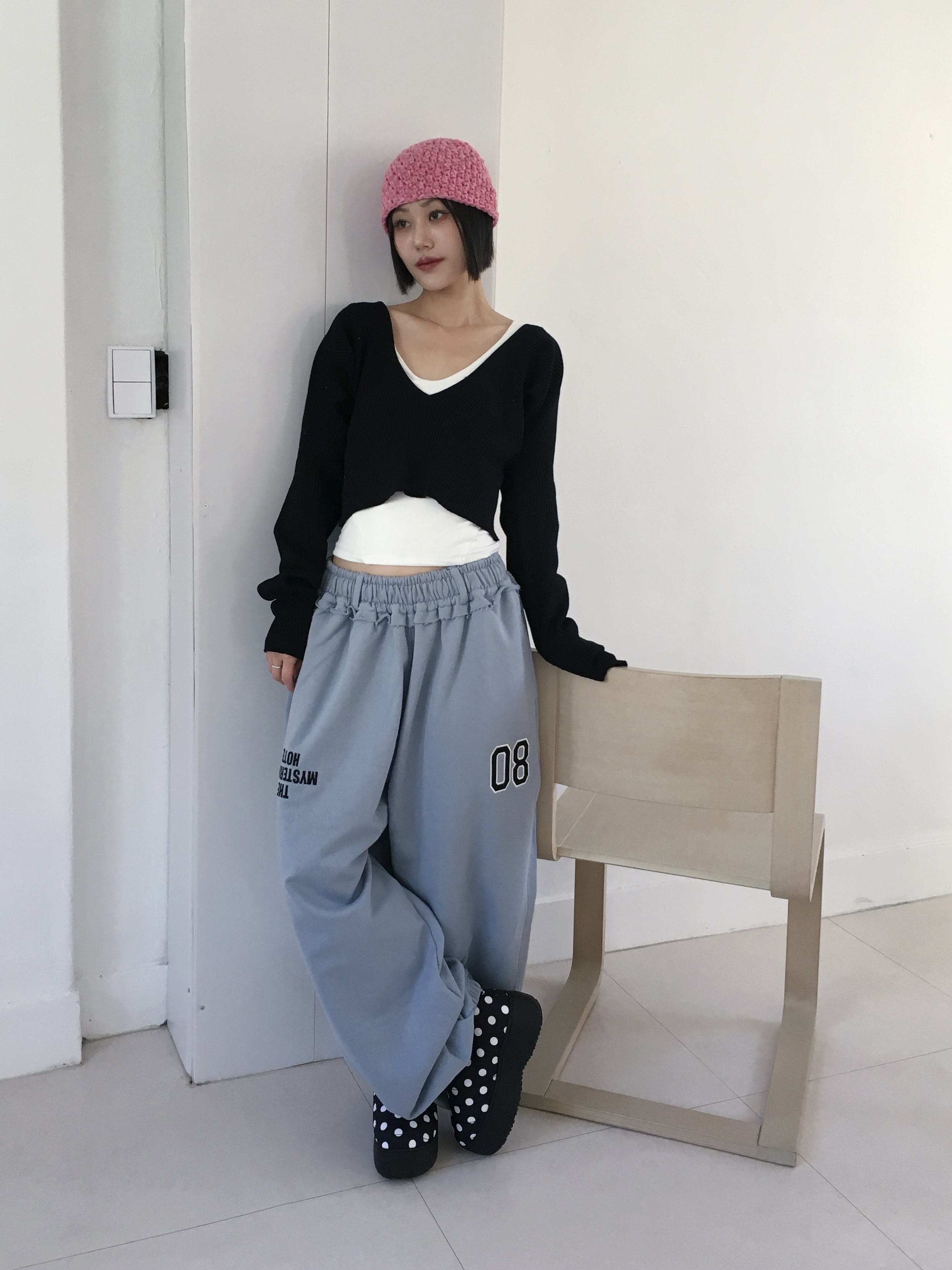 Subu Vamp Platform Dot 착용 스타일 - 2