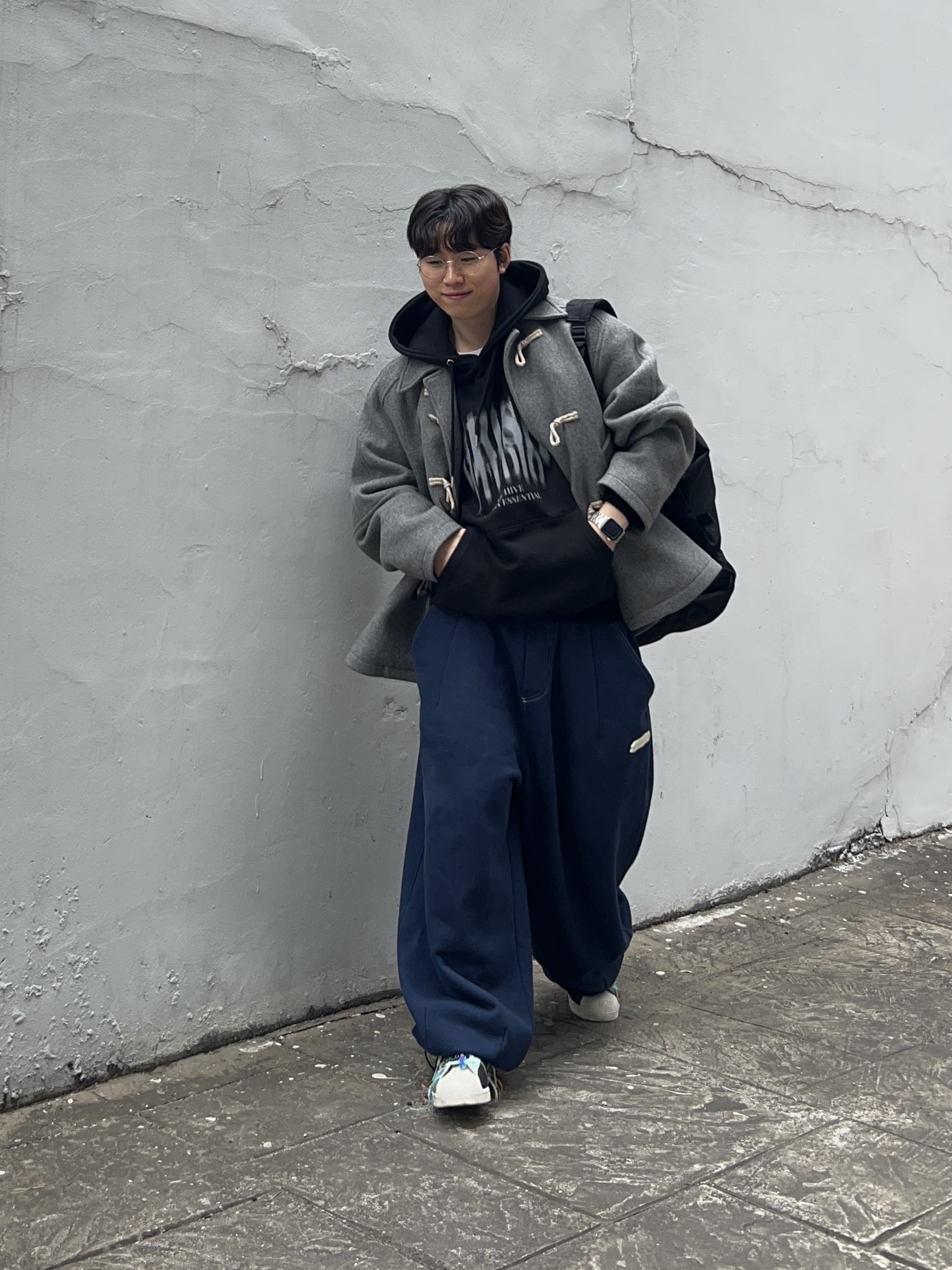 Adidas x Sean Wotherspoon Superstar Superearth Black, Porter x Comme des Garcons Backpack L Black 착용 스타일 - 3