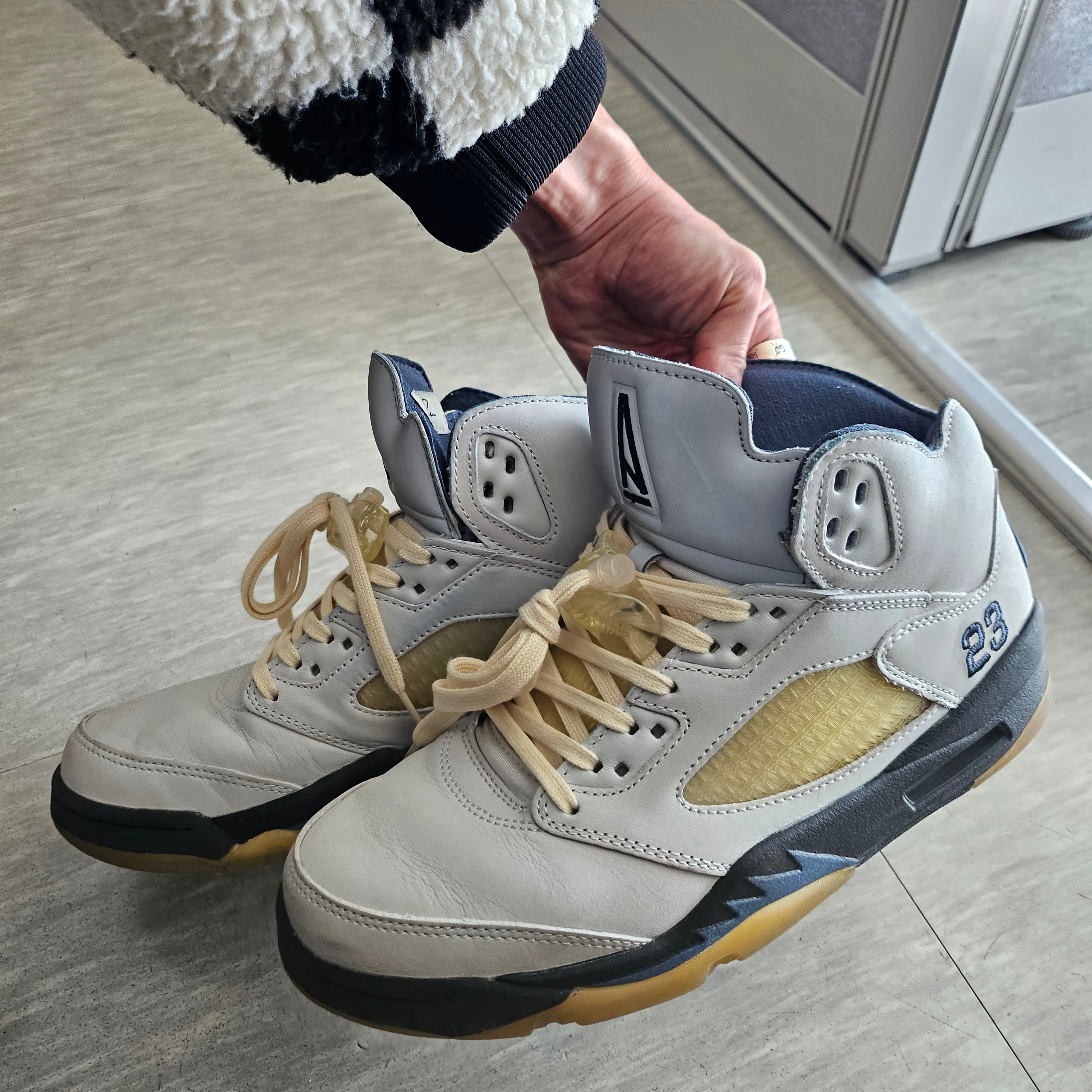 (W) Jordan 5 x A Ma Maniere Retro Dawn 착용 스타일 - 5