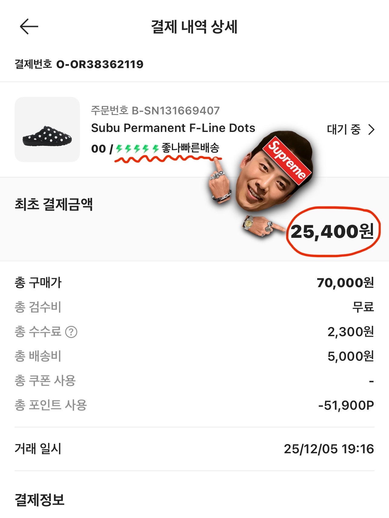 Subu Permanent F-Line Dots 착용 스타일