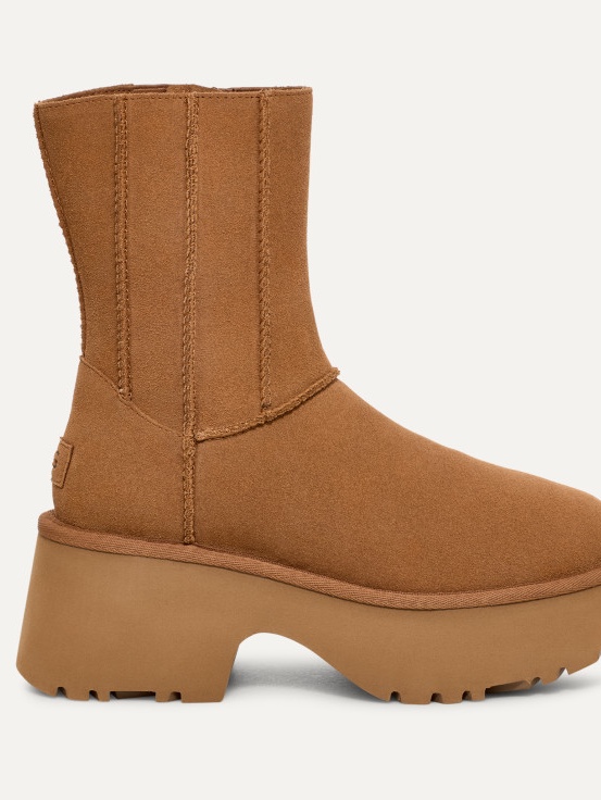 (W) UGG Classic Twin Seam New Heights Chestnut 착용 스타일 - 5