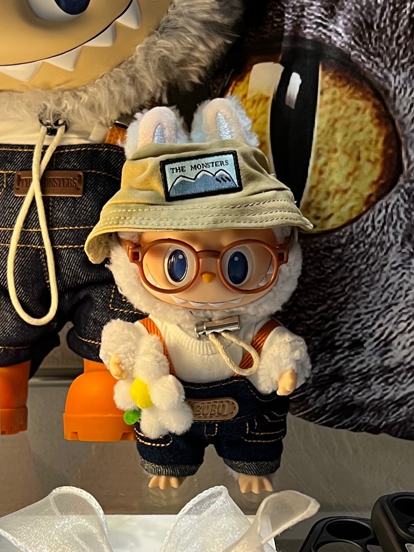 Pop Mart Fall In Wild Labubu Series Toy Keyring, Pop Mart The Monsters Fall In Wild Labubu Series Plush Doll 착용 스타일 - 2