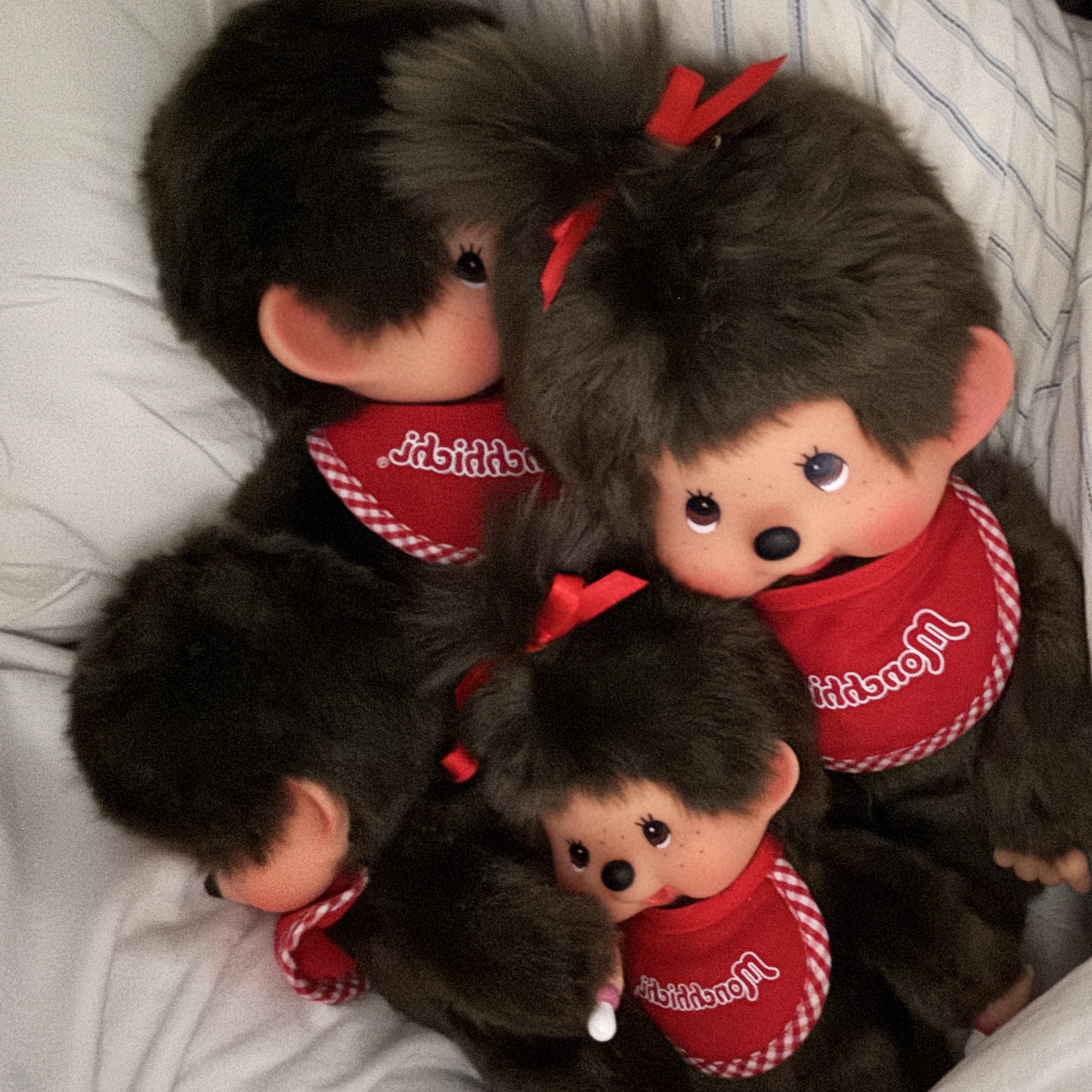 Monchhichi Premium Standard M Brown Boy 착용 스타일 - 3