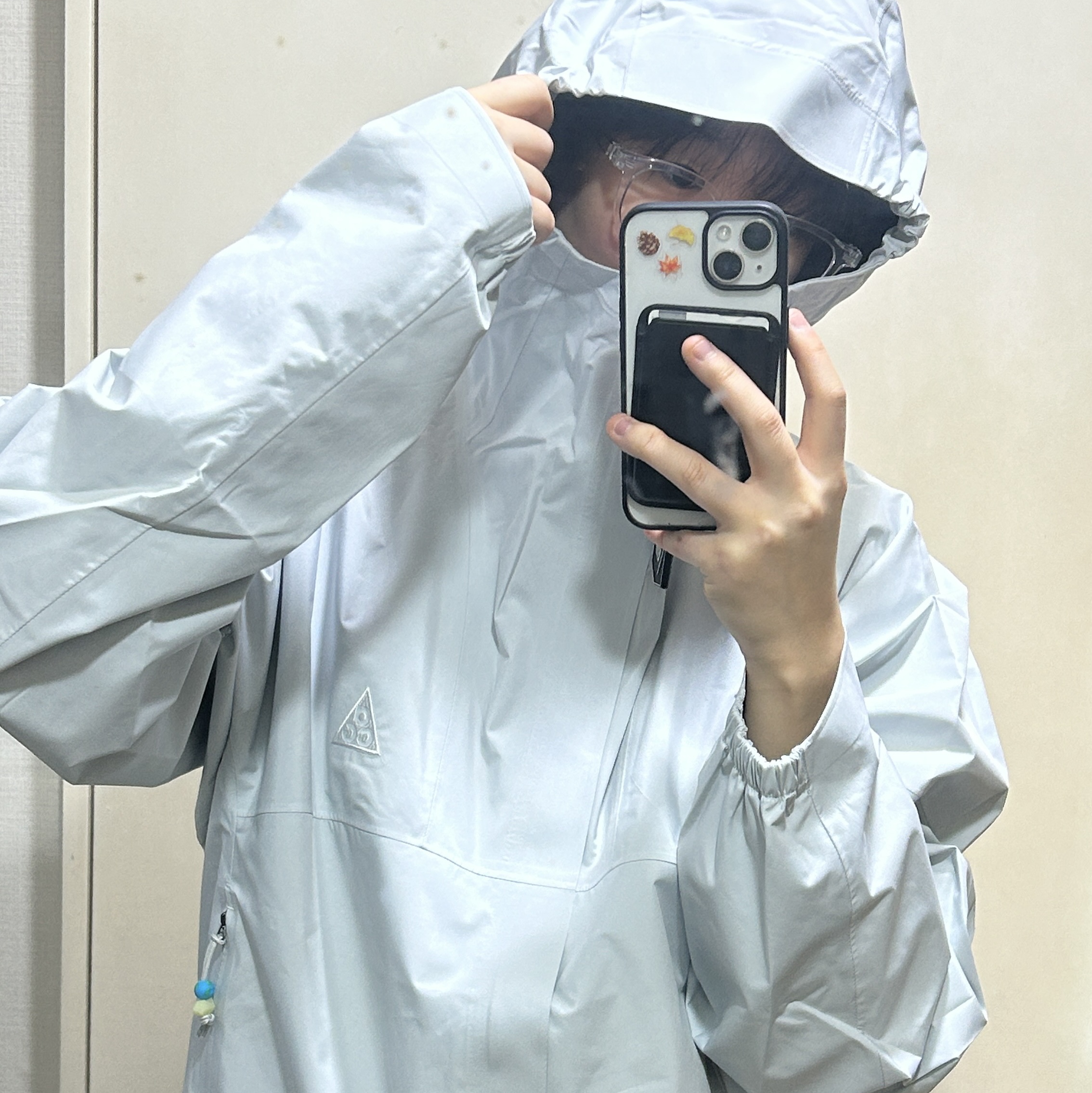 Nike ACG Storm-Fit ADV Cascade Rains Full Zip Jacket Photon Dust - Asia 착용 스타일