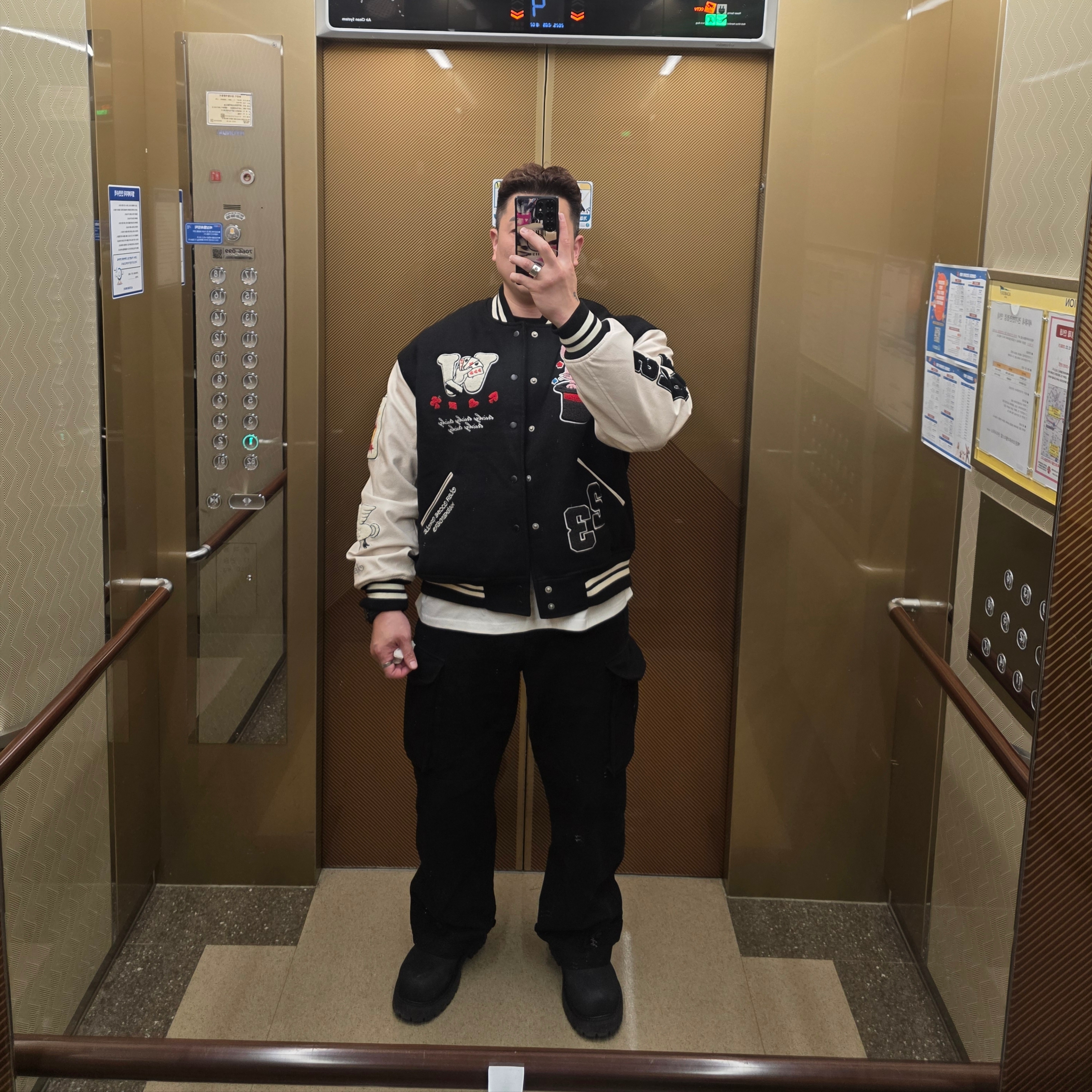 LOSTGARDEN Route Black 착용 스타일