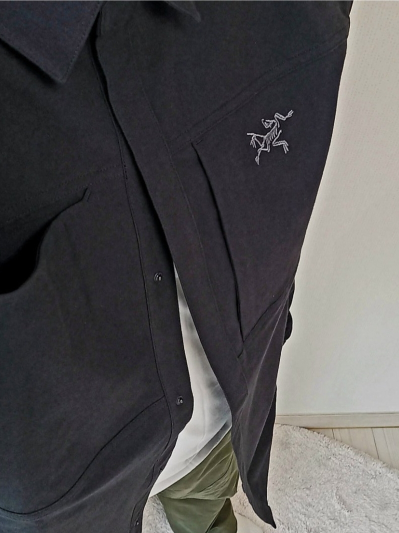 Arc'teryx Ralle Parka Black, Arc'teryx Cronin Cotton Overshirt Black 착용 스타일 - 3
