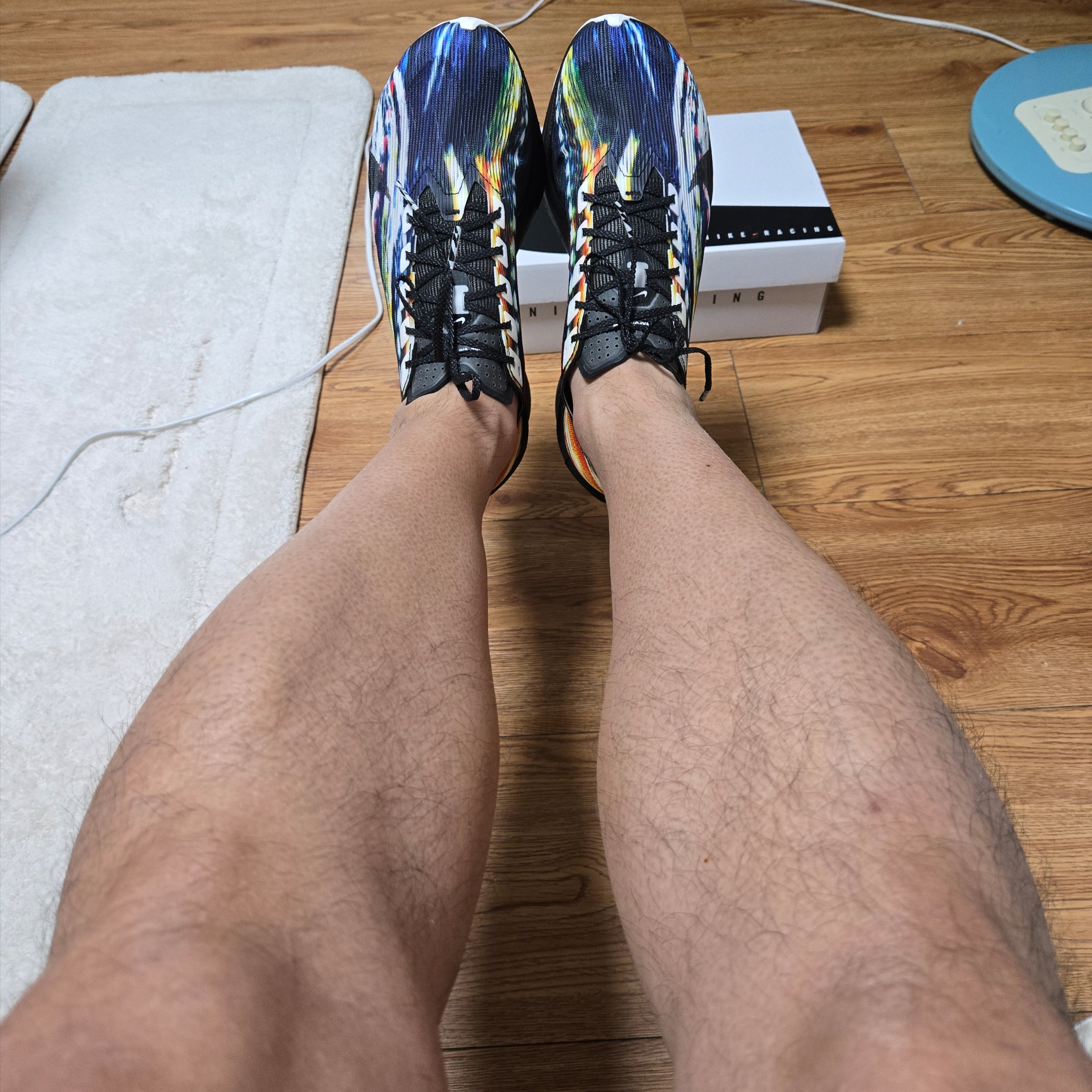 Nike ZoomX Vaporfly Next% 4 Premium Multi Color White 착용 스타일 - 10