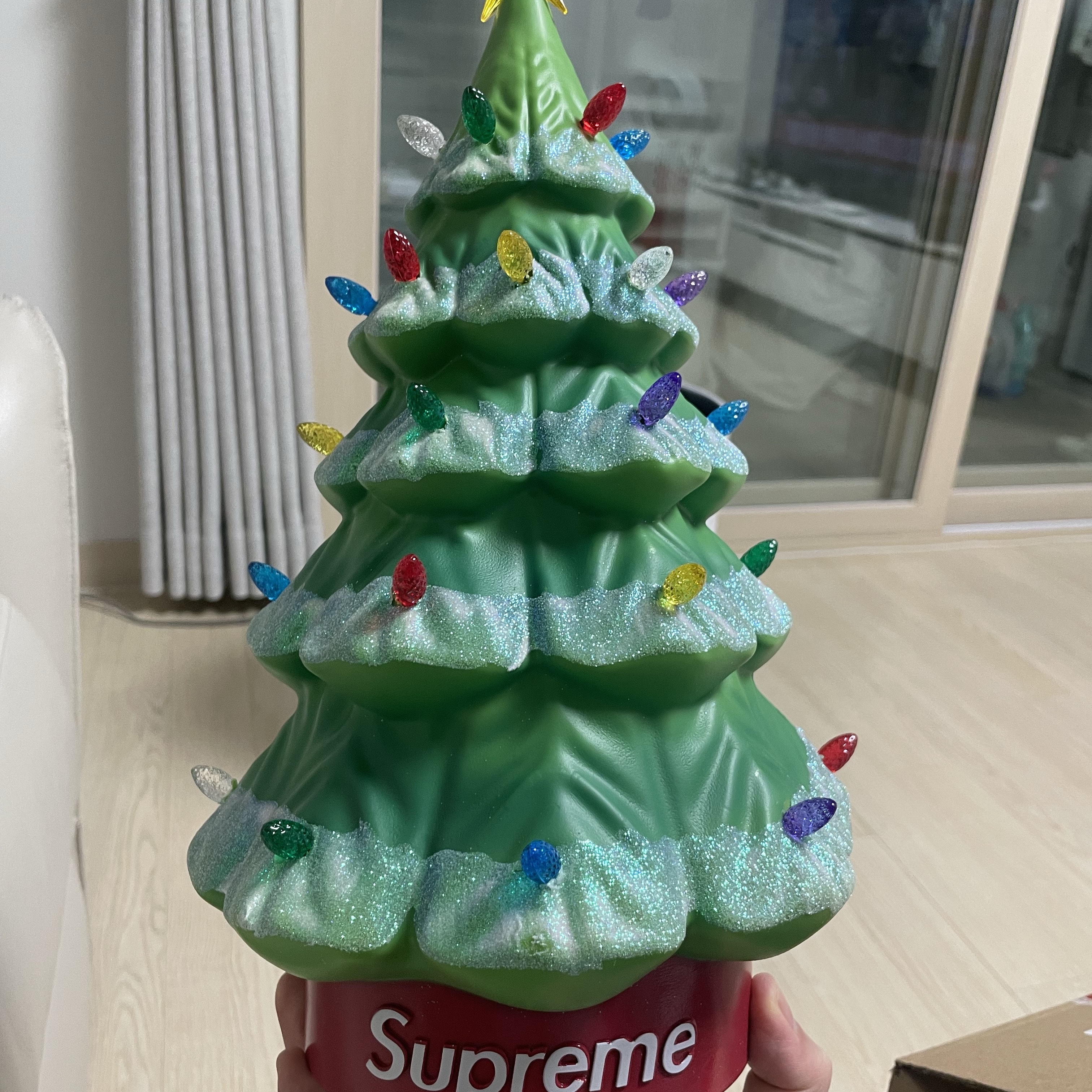 Supreme 15" Holiday Tree Green - 25FW 착용 스타일 - 2
