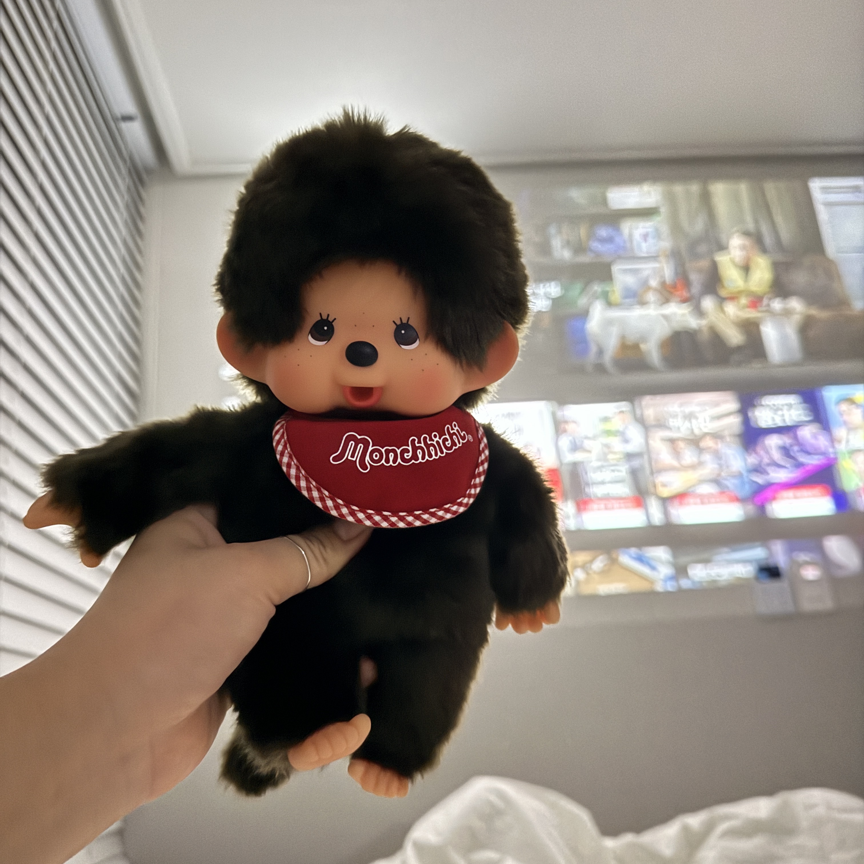 Monchhichi Premium Standard M Brown Boy 착용 스타일 - 1