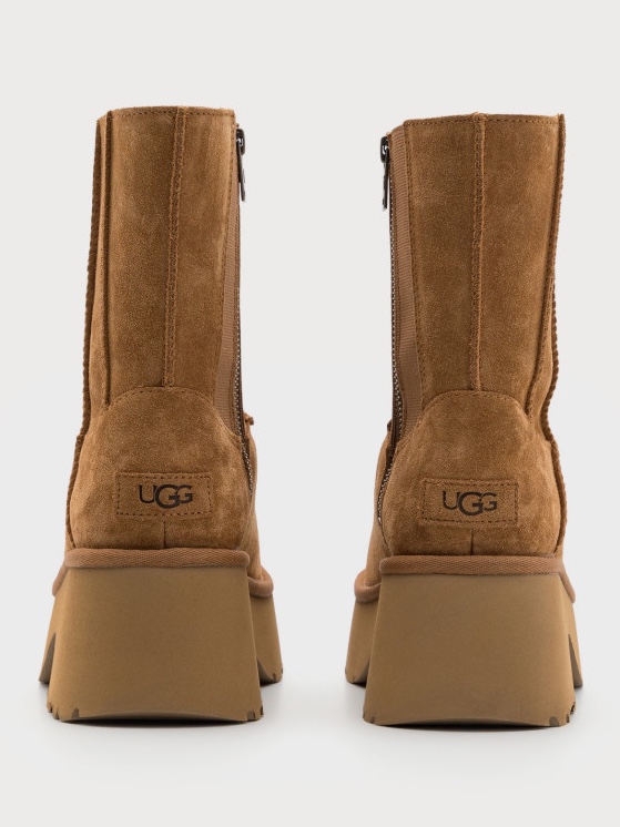 (W) UGG Classic Twin Seam New Heights Chestnut 착용 스타일 - 6