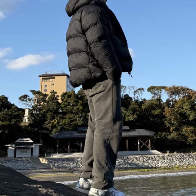Nike ACG Therma-Fit ADV Lunar Lake Loose Hooded Jacket Black Summit White - Asia 착용 스타일