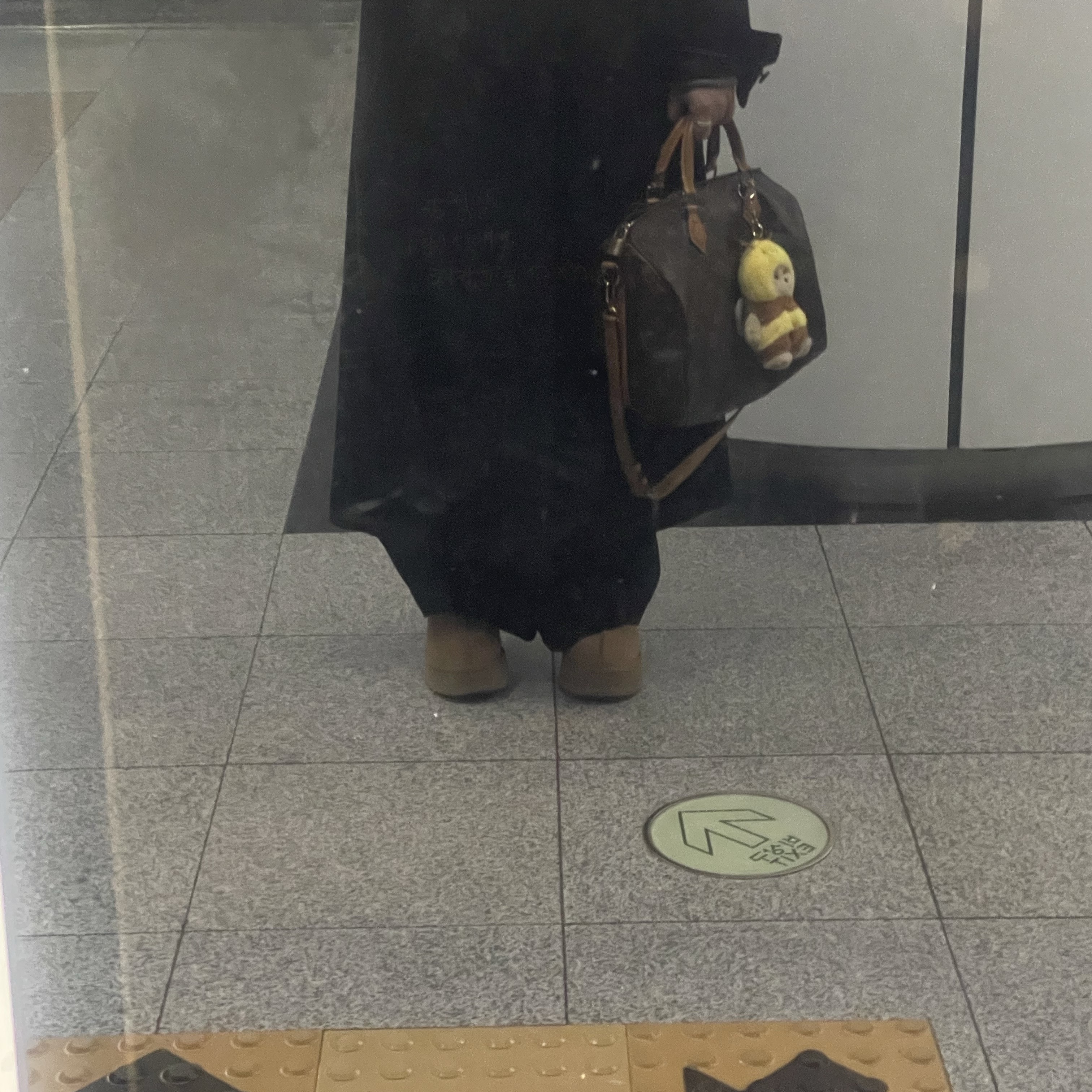 (W) UGG Tazz Slipper Chestnut, Louis Vuitton Nano Speedy Monogram 착용 스타일 - 2