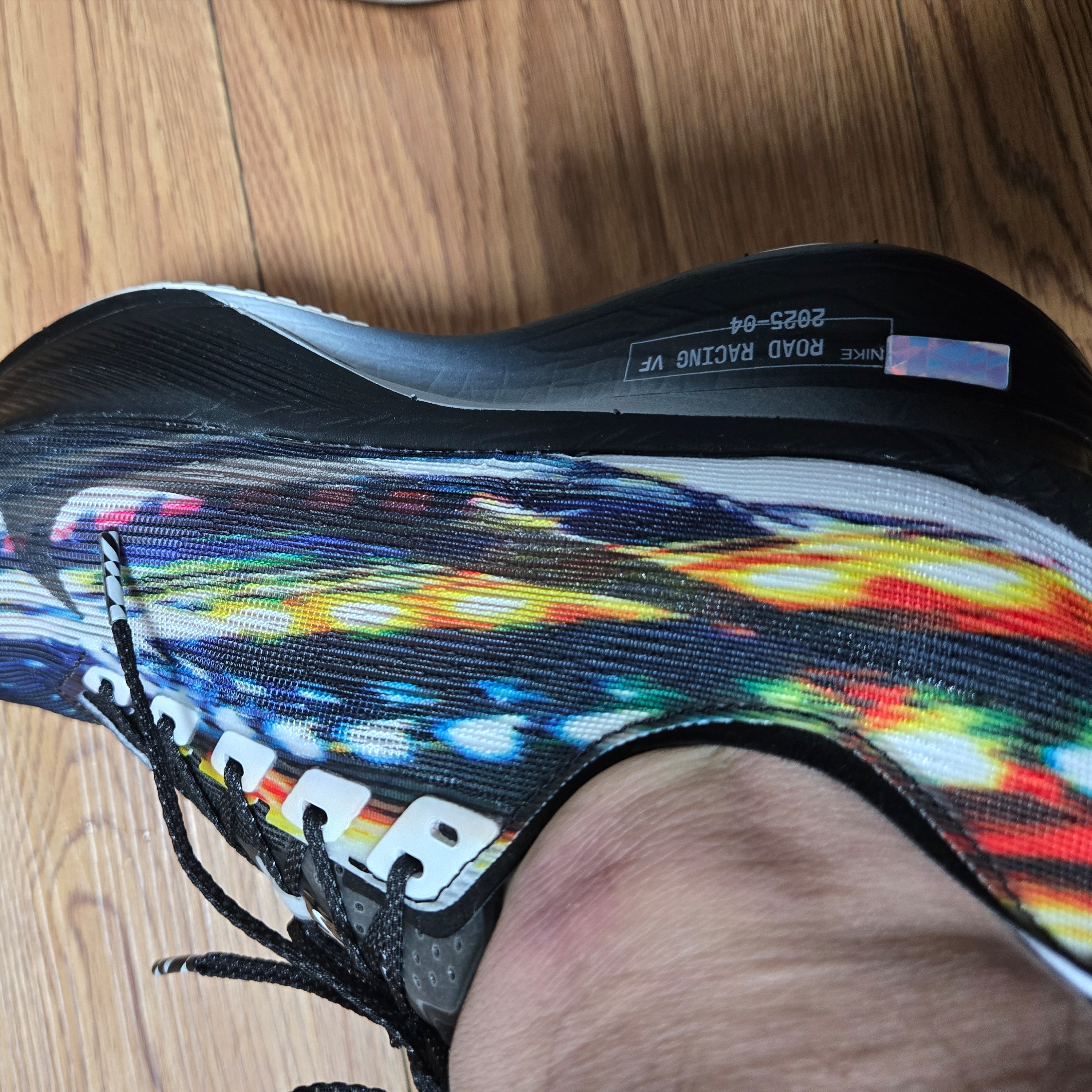 Nike ZoomX Vaporfly Next% 4 Premium Multi Color White 착용 스타일 - 9