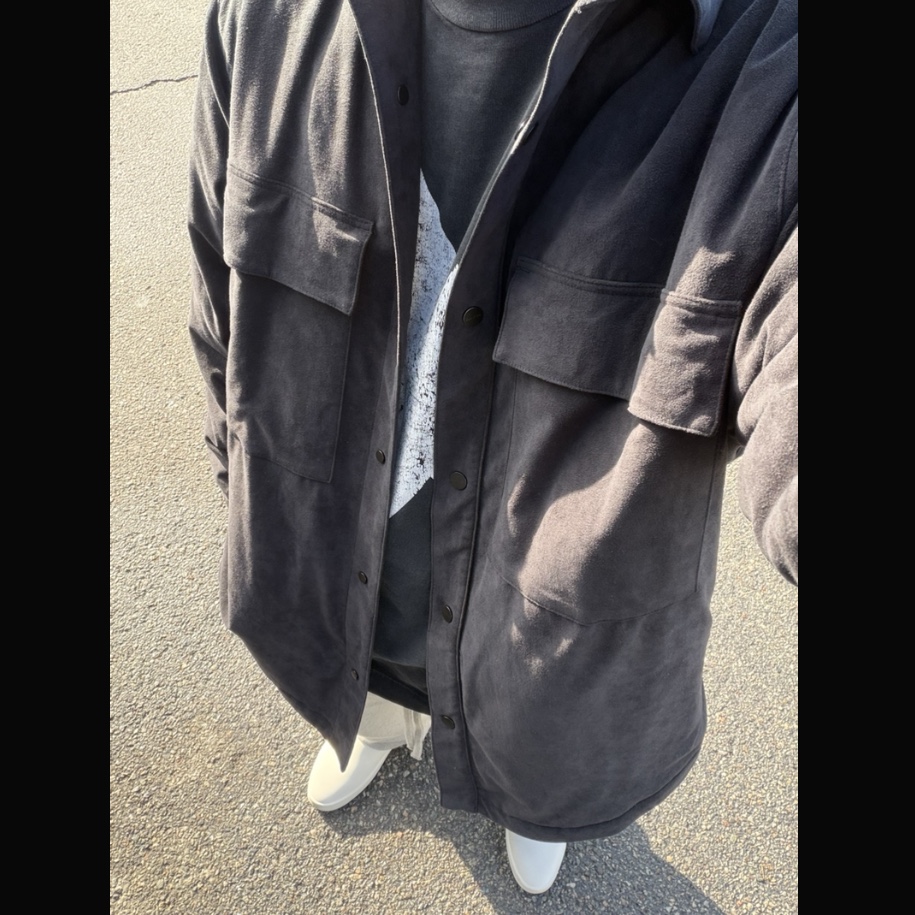 Fear of God The California Cement, Essentials Fleece Relaxed Sweatpant Dark Heather - 24FW 착용 스타일