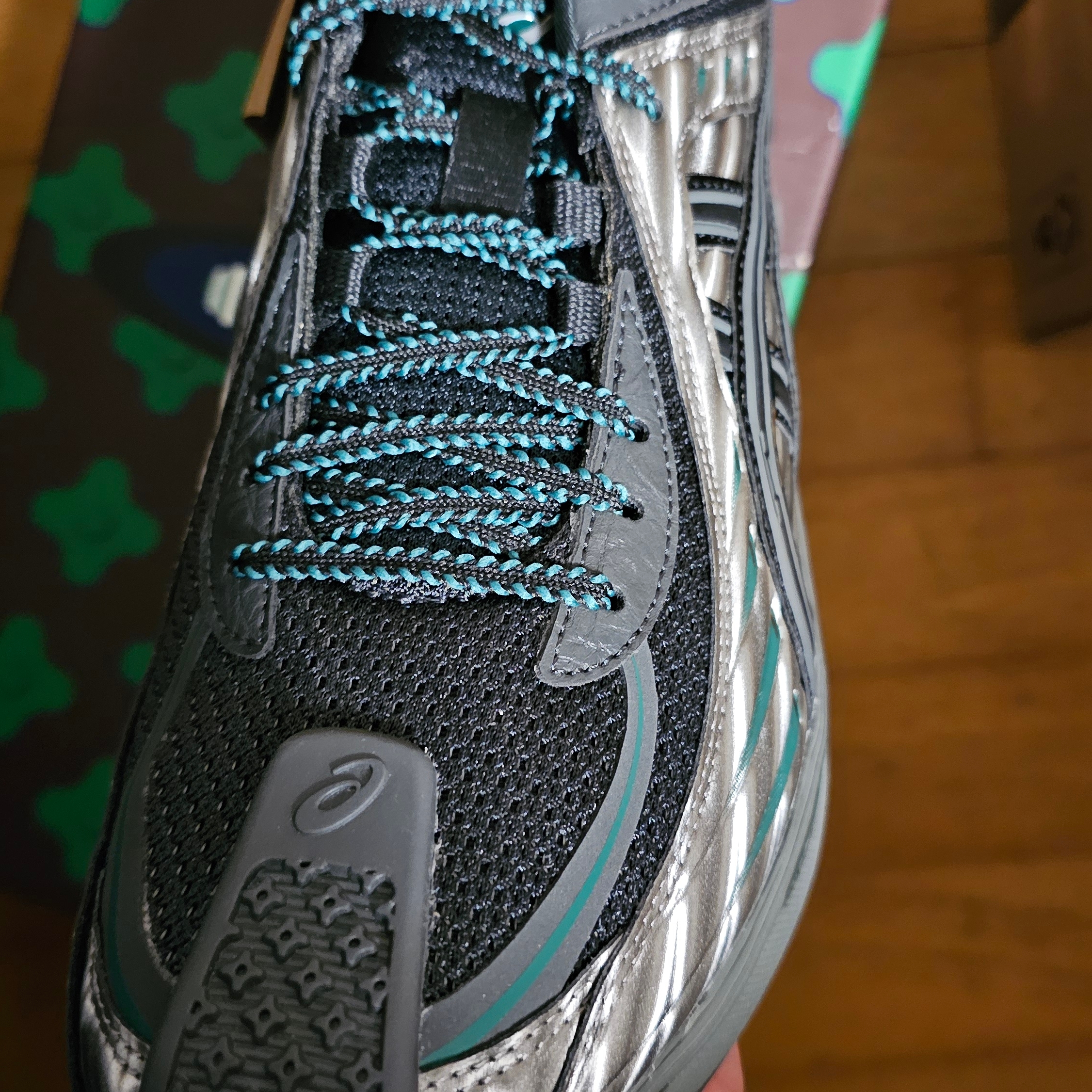 (W) Asics x Kiko Kostadinov Gel-Flammae Grey Black 착용 스타일