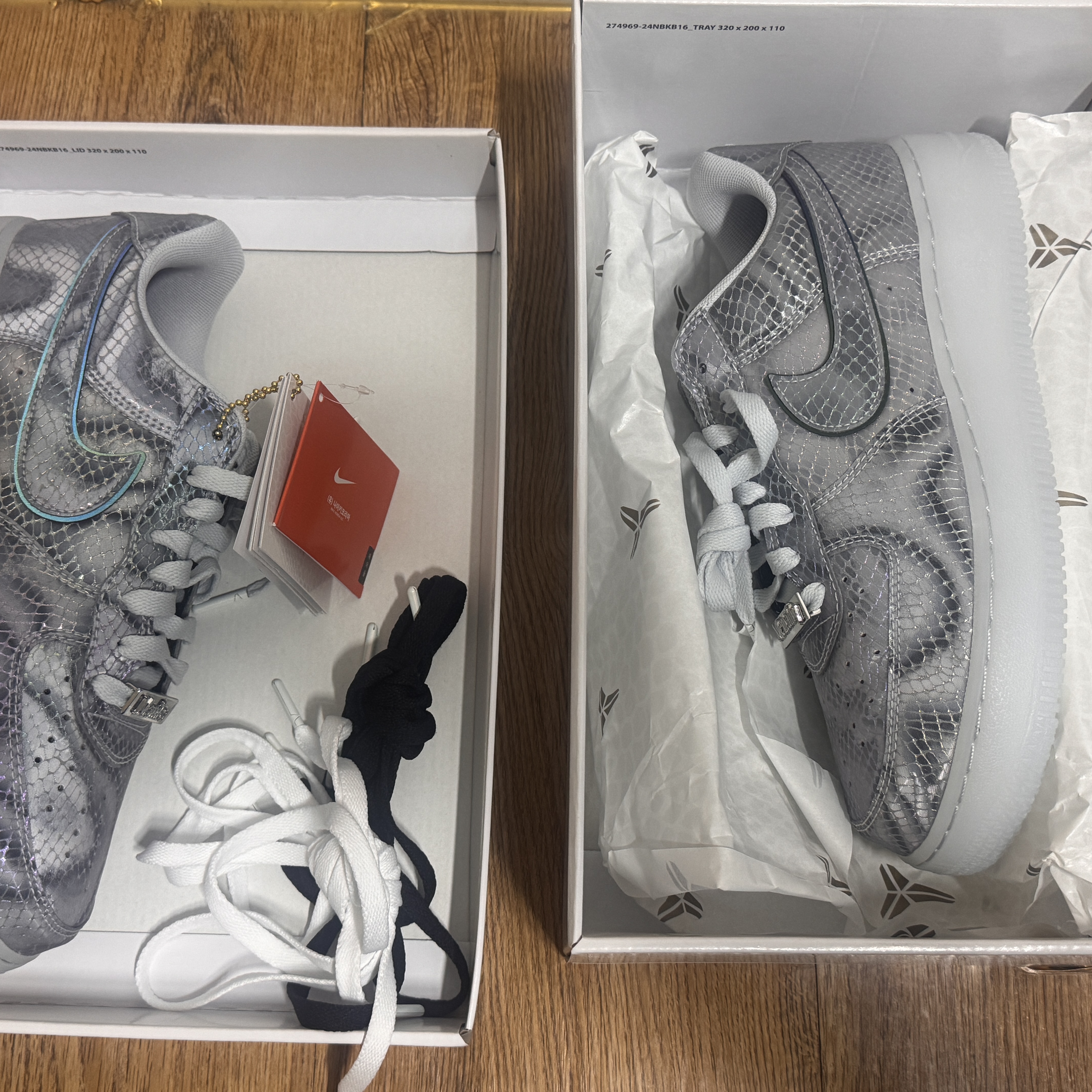 Nike x Kobe Bryant Air Force 1 Low Lenticular 착용 스타일 - 2