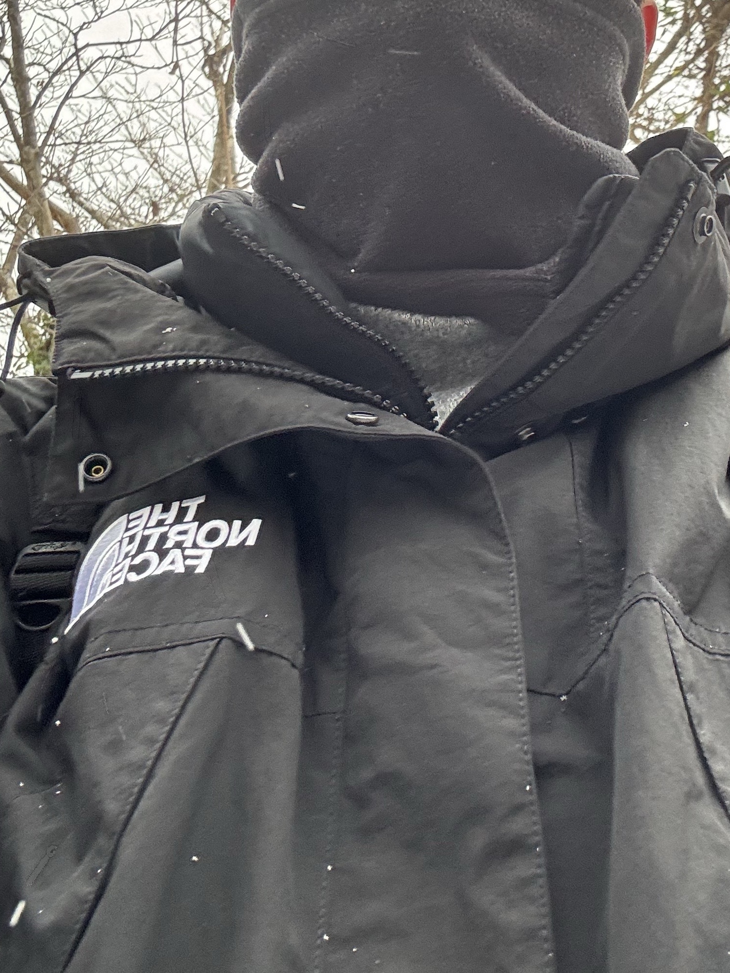 The North Face White Label Martis Jacket Black 착용 스타일 - 2