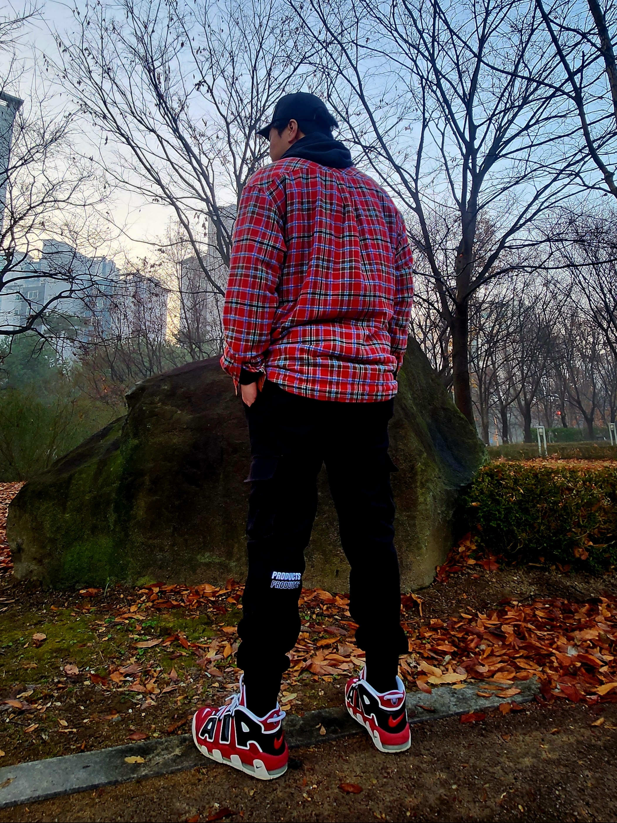 Nike Air More Uptempo 96 Bulls 2021 착용 스타일