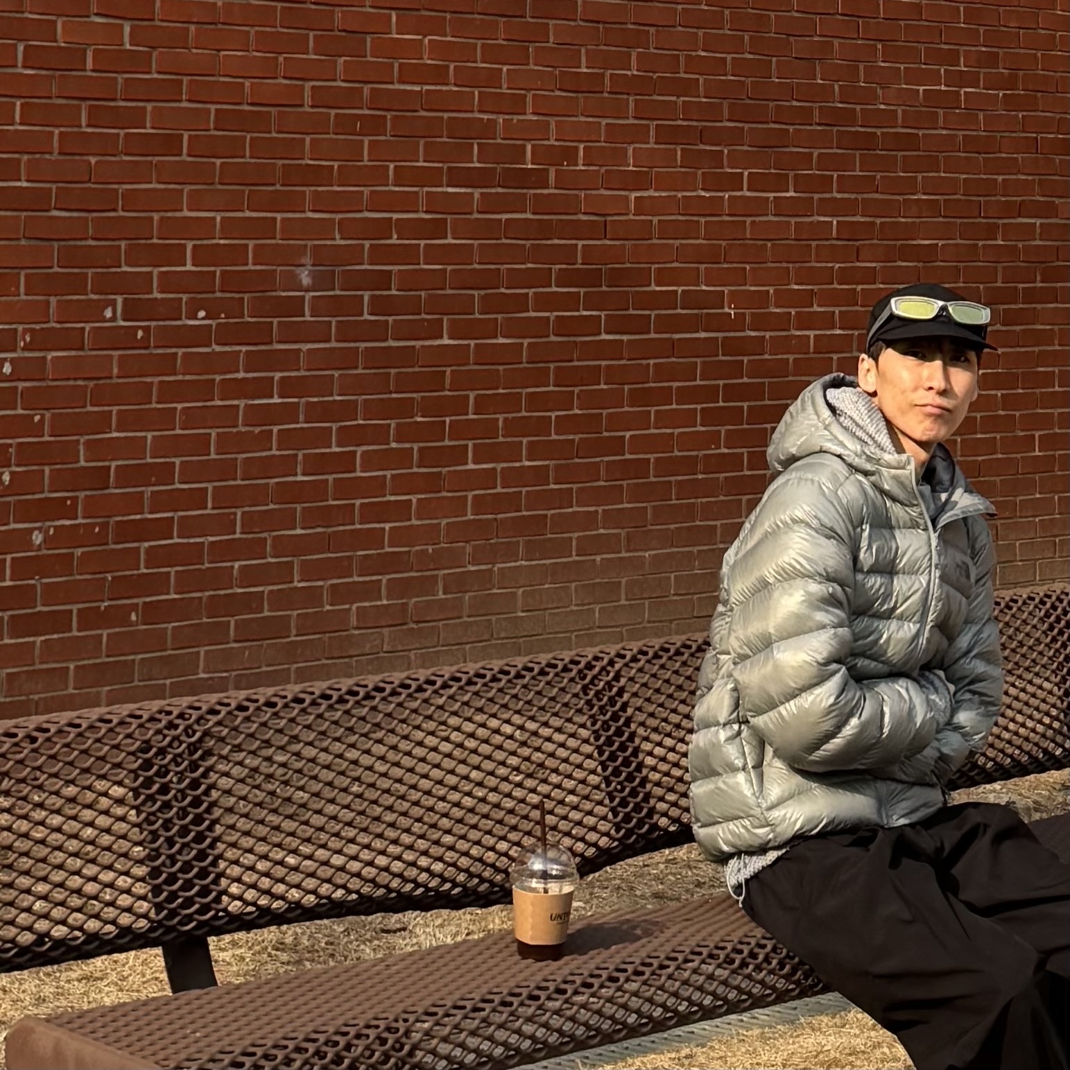 The North Face Matier EX RDS Down Hoodie Light Gray - 25FW, Merrell Speed Arc Matis GTX White 착용 스타일 - 1